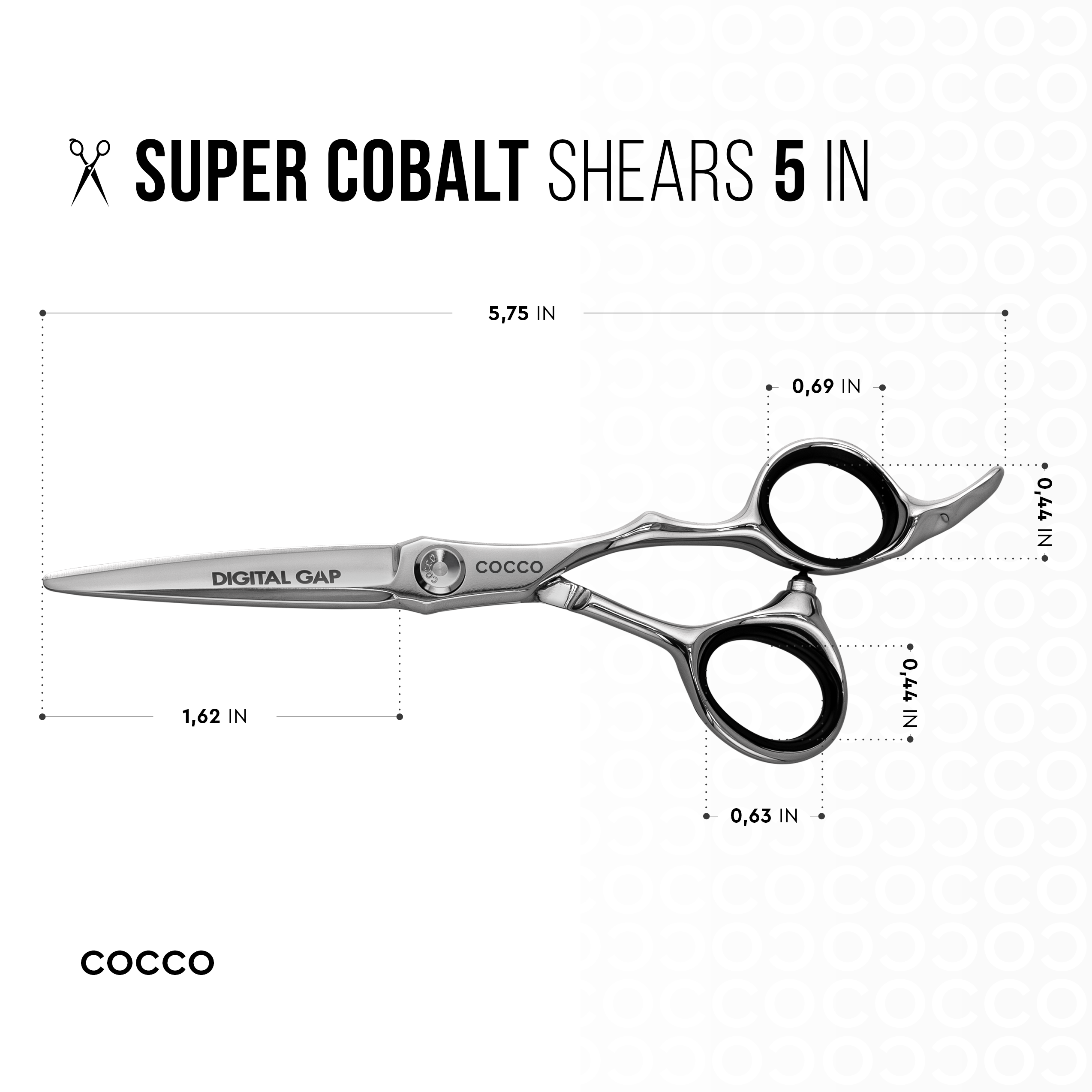 Super Cobalt Blunt and Including 6" 29 Tooth Thinning Shear Set - Select Size