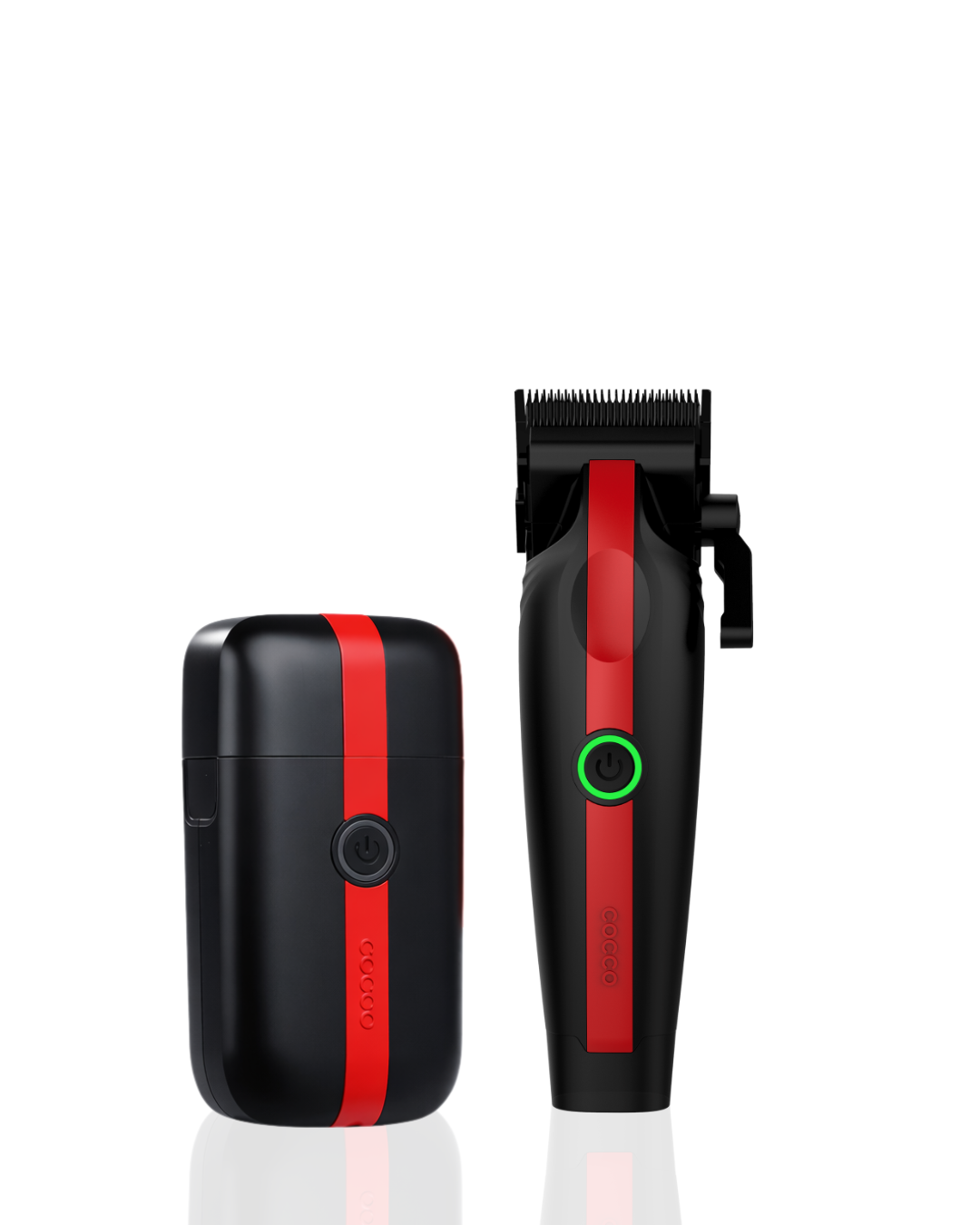 Veloce Lite black/red clipper & Shaver Combo
