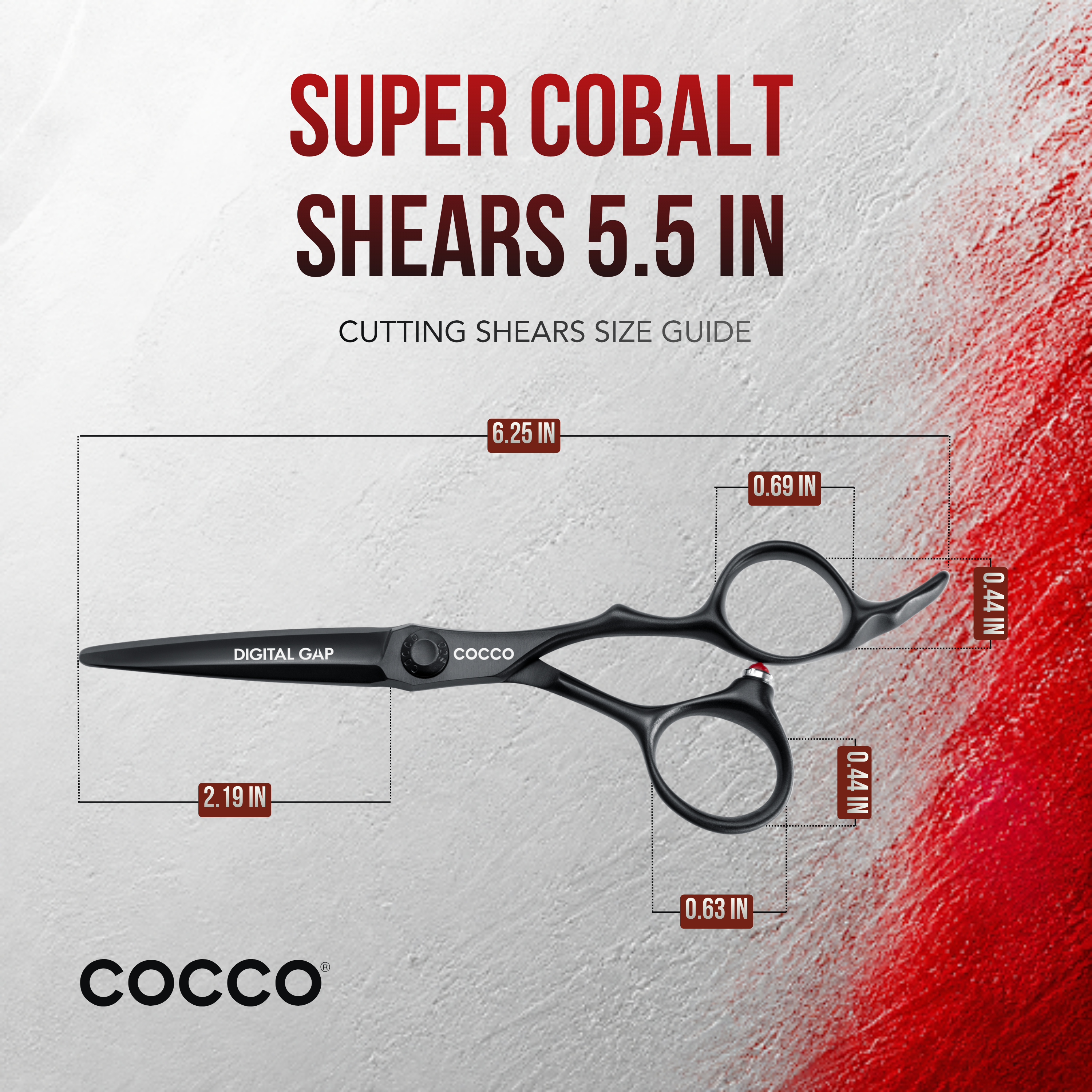 Cutting Shaer Black (Select Size)