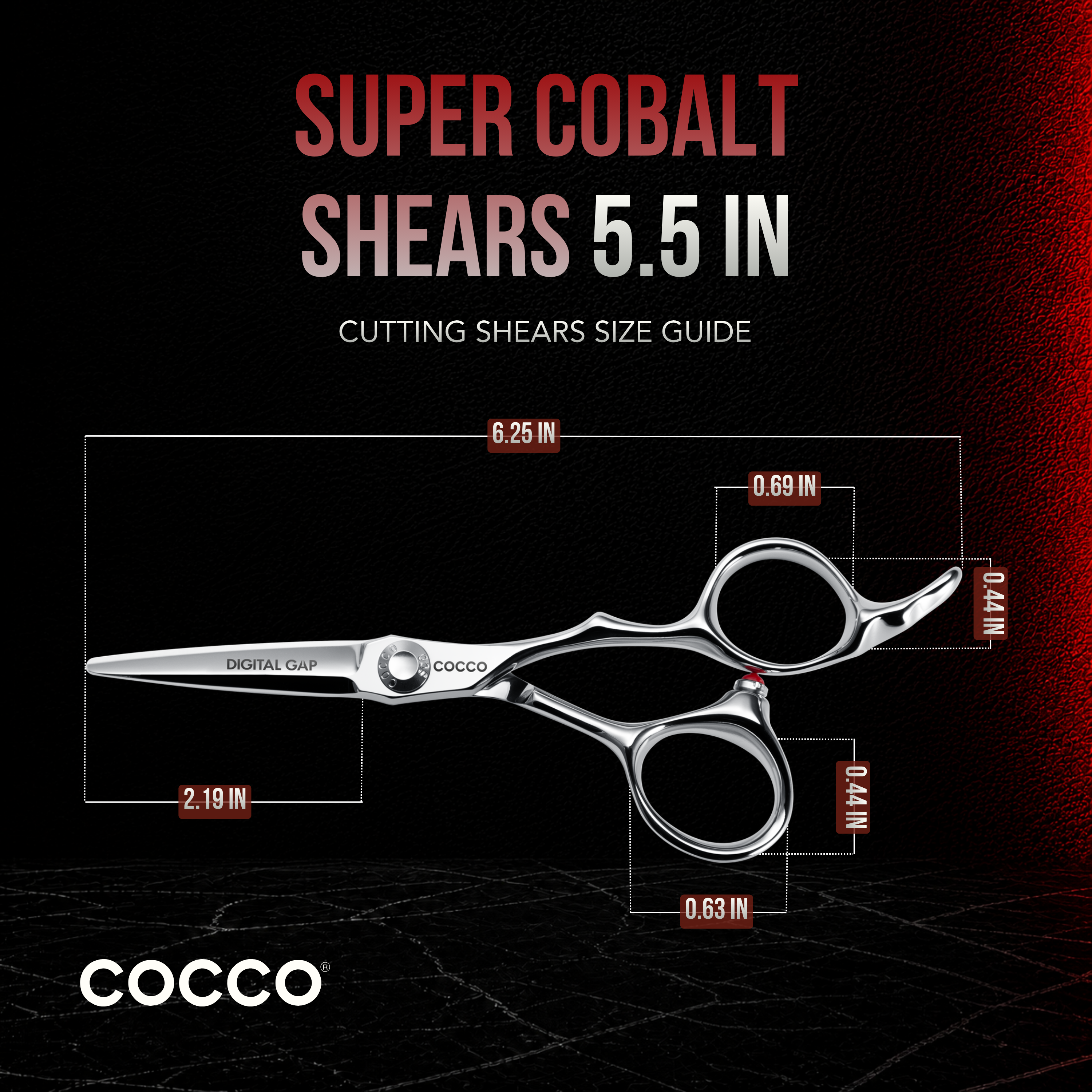 Cutting Shaer Silver (Select Size)