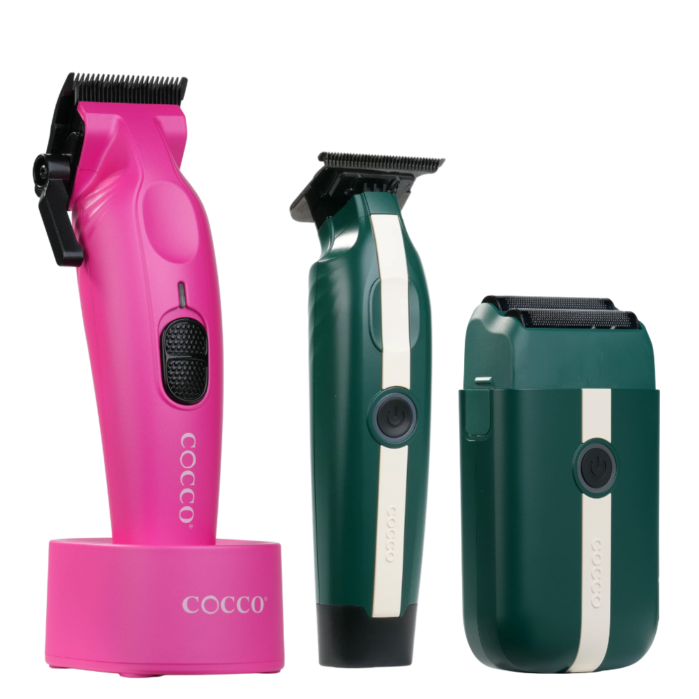 COCCO® Hyper Veloce Clipper, Veloce Lite Trimmer & Shaver Bundle