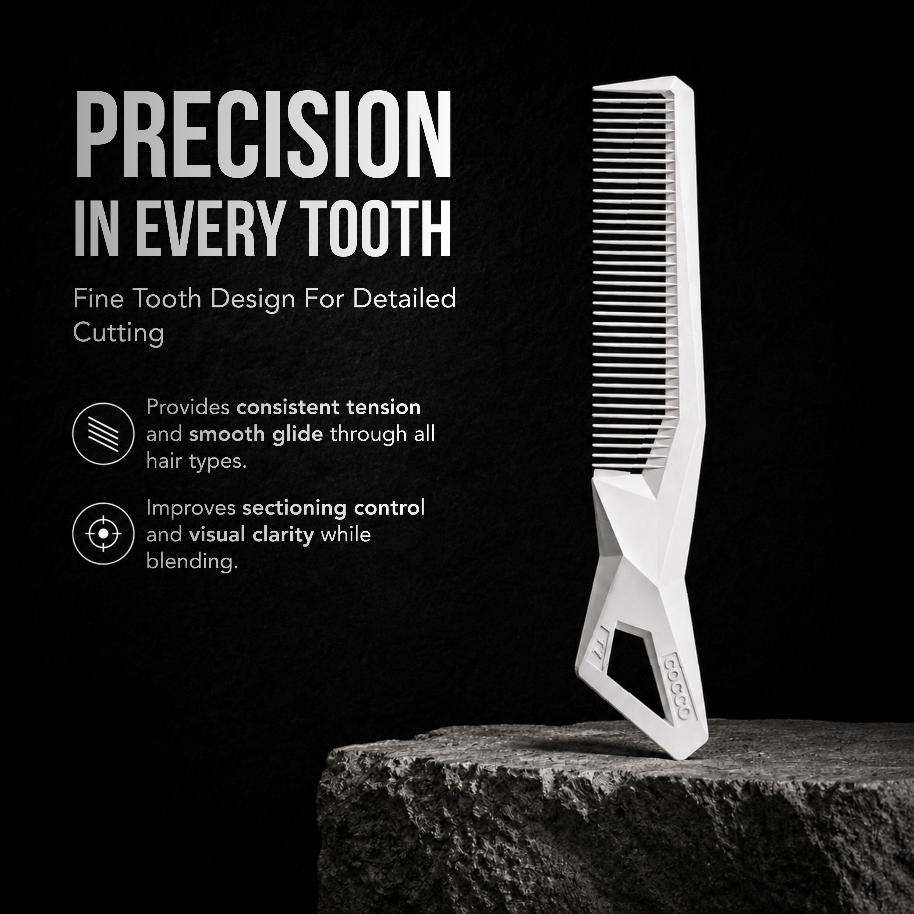 Clipper Comb (White)