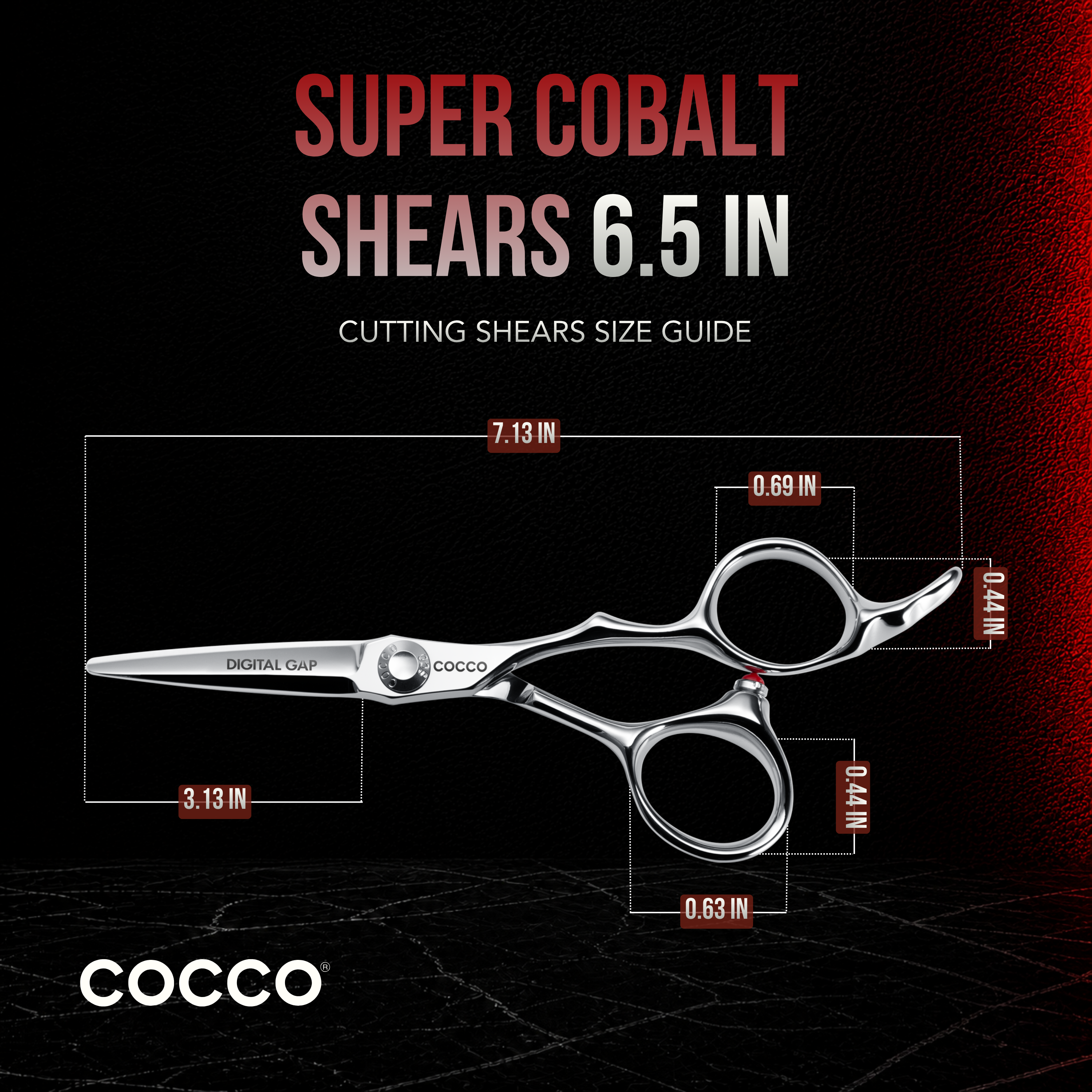 Cutting Shaer Silver (Select Size)