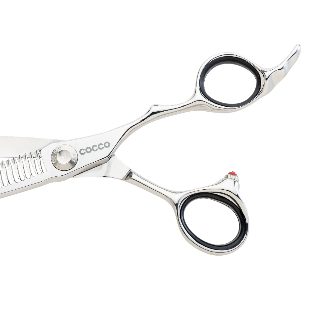 COCCO® Super Cobalt Blunt Shear & 29-Tooth Thinning Shear Set - Select Size