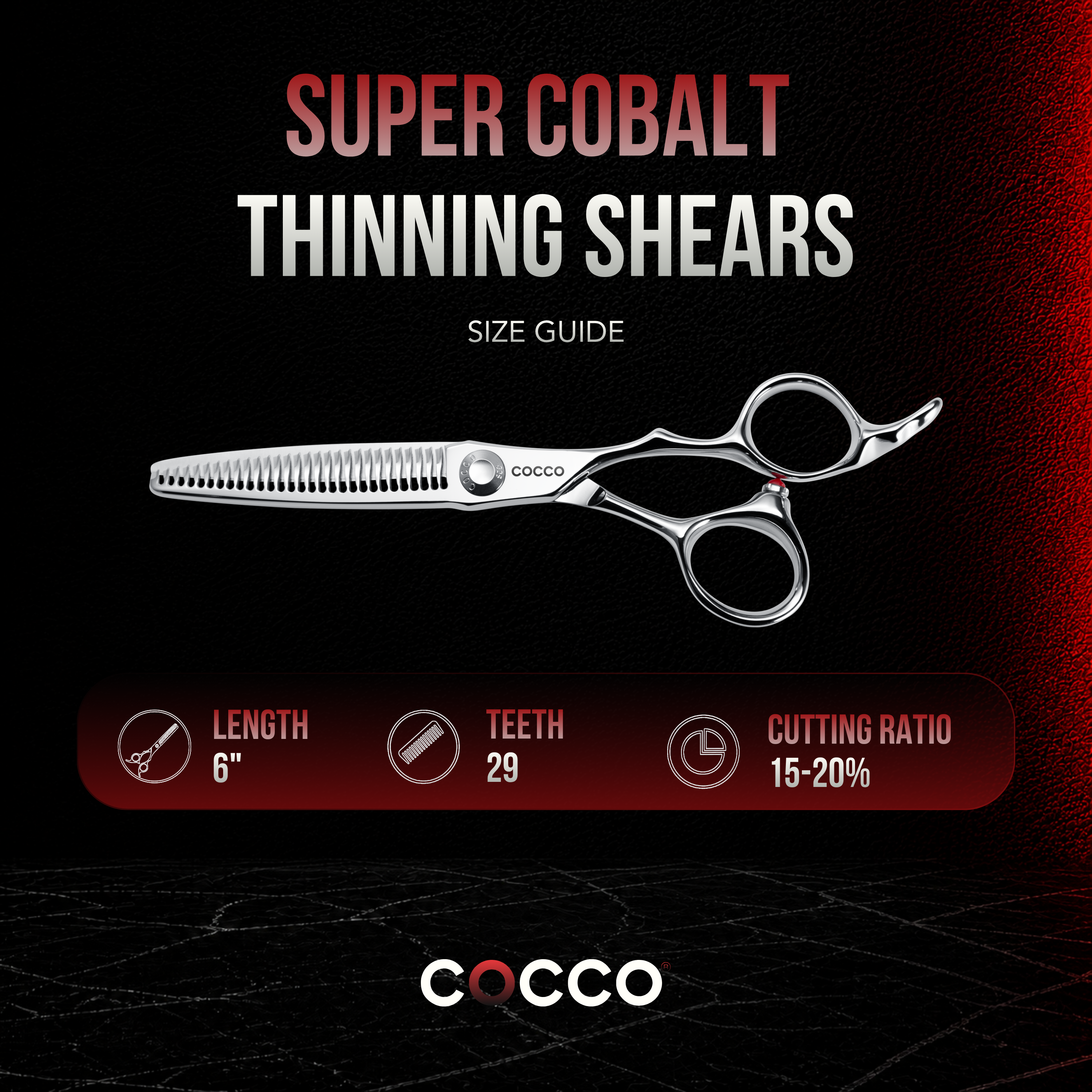 SCO Thinng Shear Silver (20 Tooth)