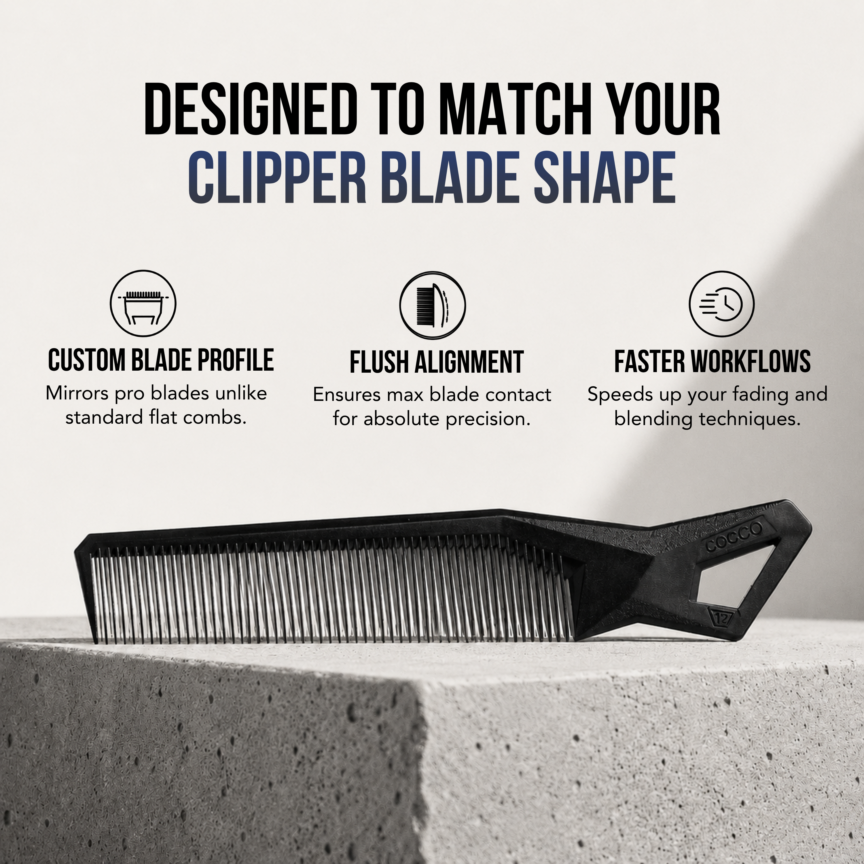 Clipper Comb (Black)