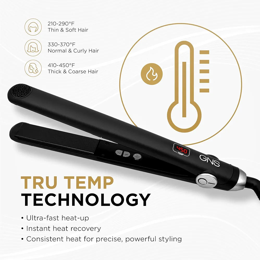 Cocco GNS 1″ Flat Iron V3 with Cocco Nano Pro Hair Dryer Bundle