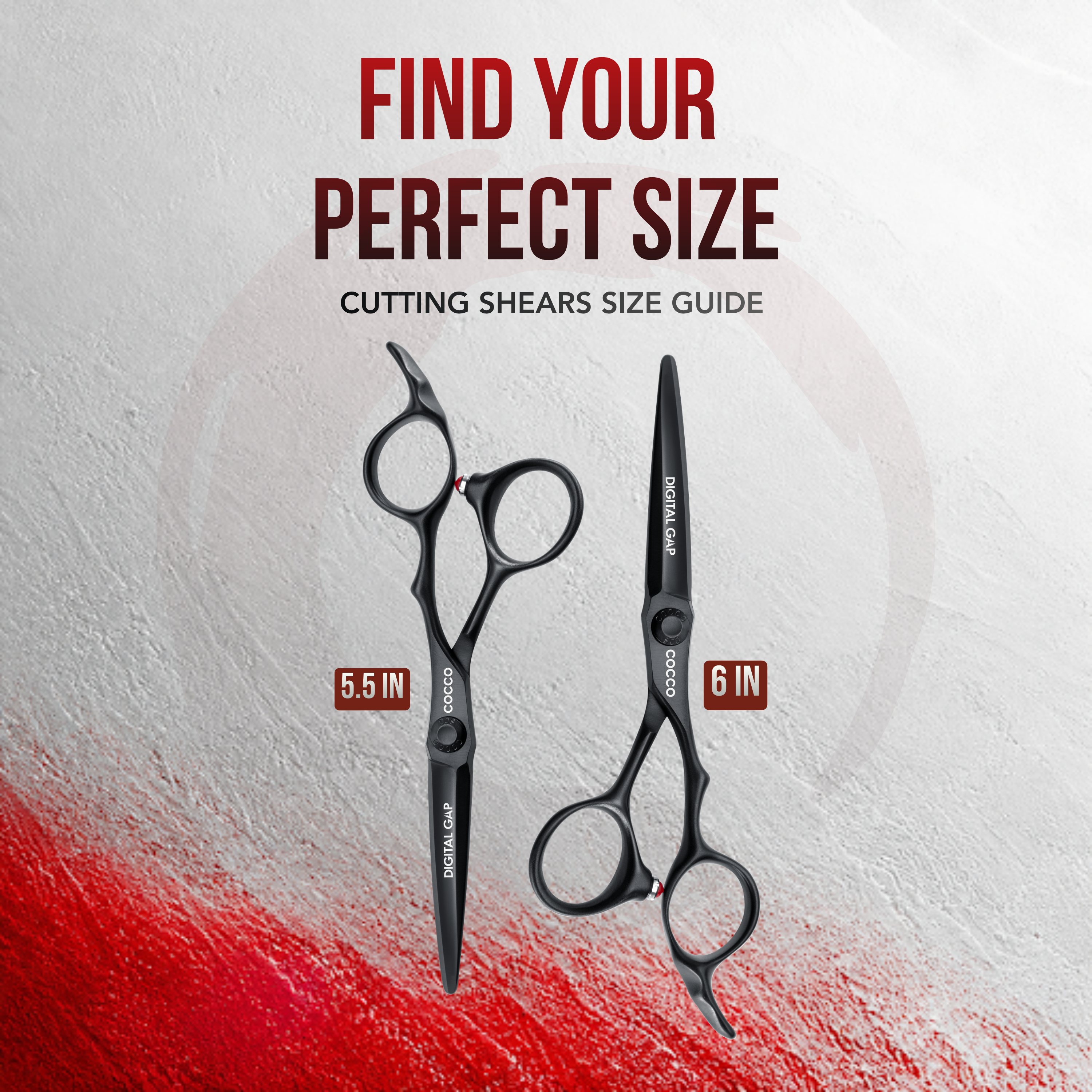 Cutting Shaer Black (Select Size)