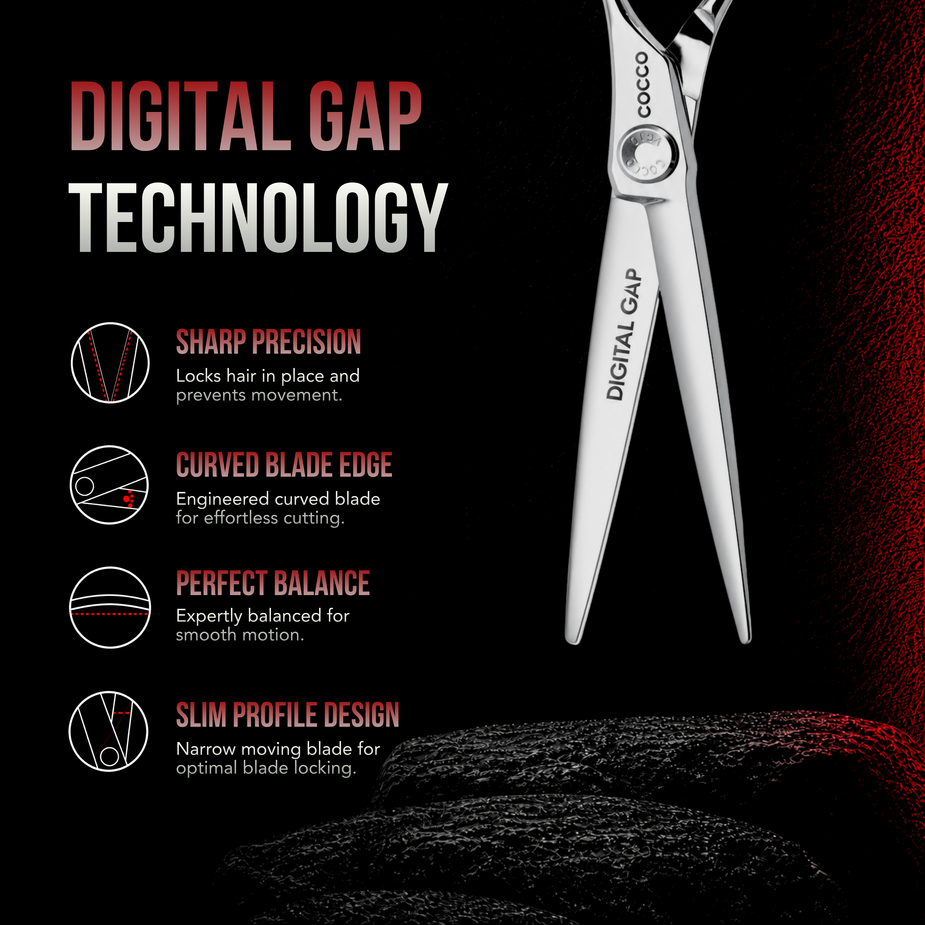 VG10 Cutting Shears Silver (Select Size)