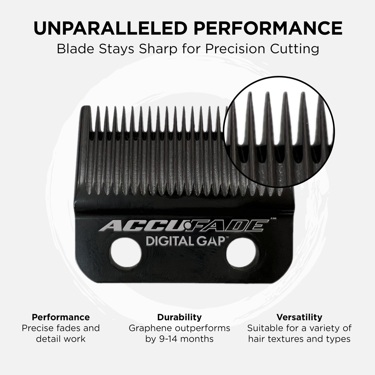 Digital Gap™ Accufade Graphene Fade Clipper Blade