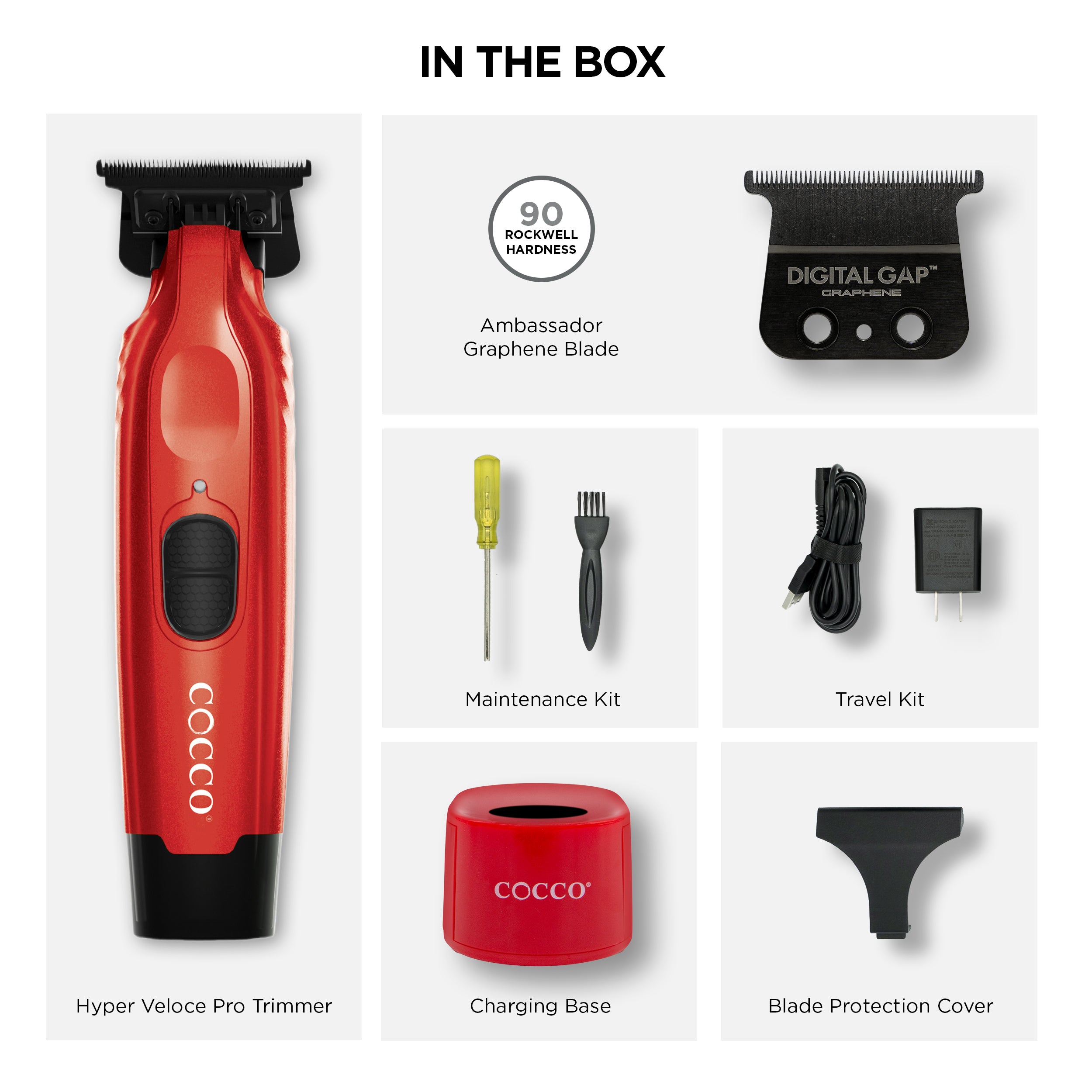 Cocco Hyper Veloce Pro Trimmer (Red)