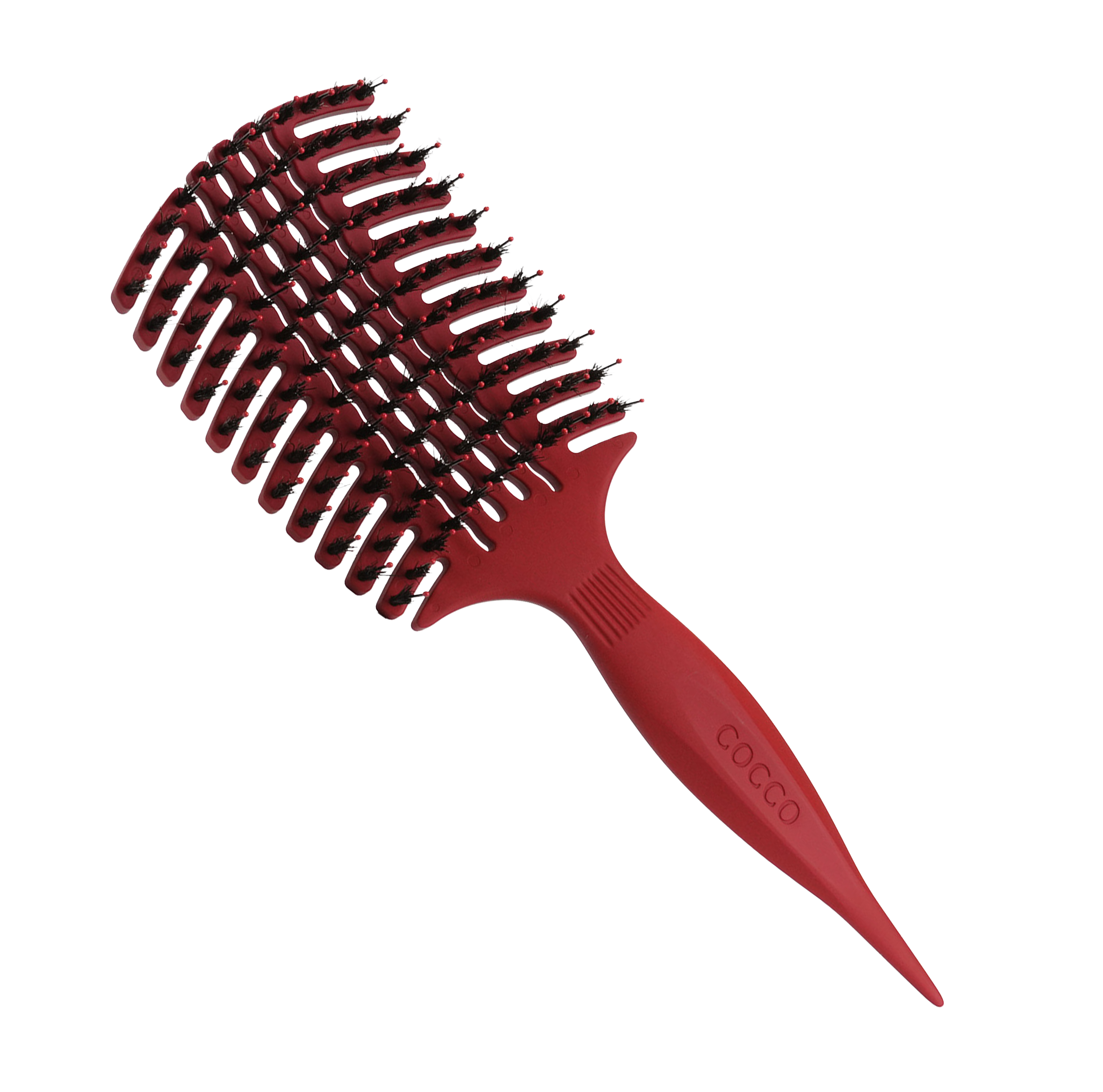 COCCO® Aura Vent Boar Brush (Red)