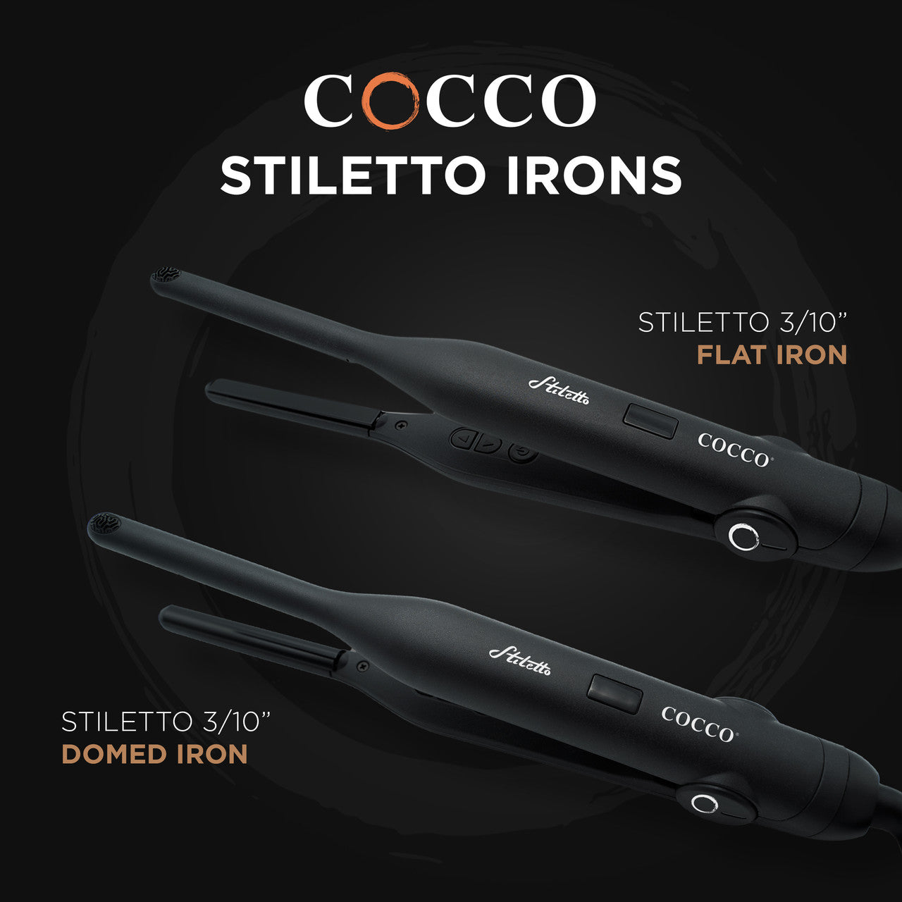 Cocco Stiletto 3/10" Domed Flat Iron