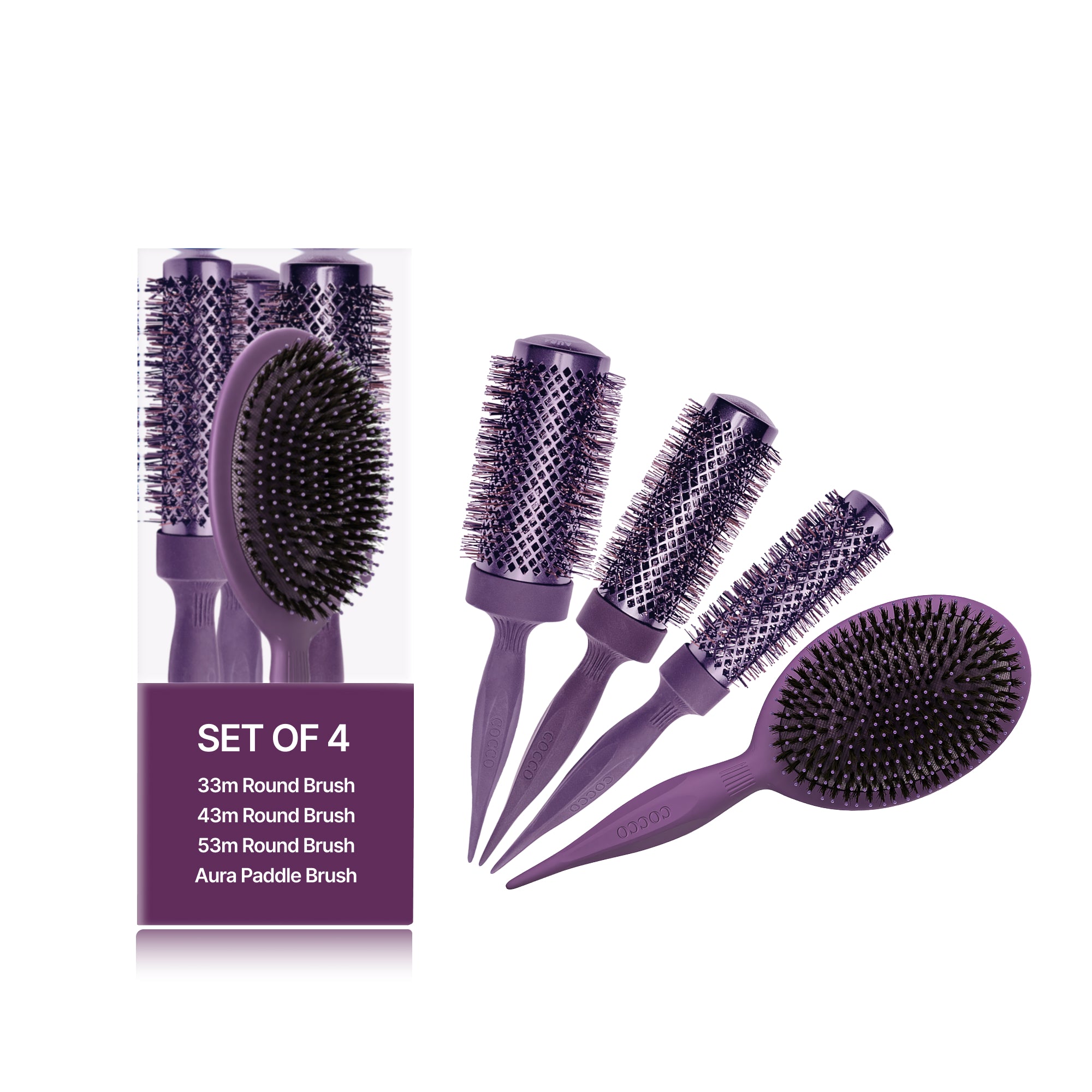 Cocco Aura Brush Set (Purple)