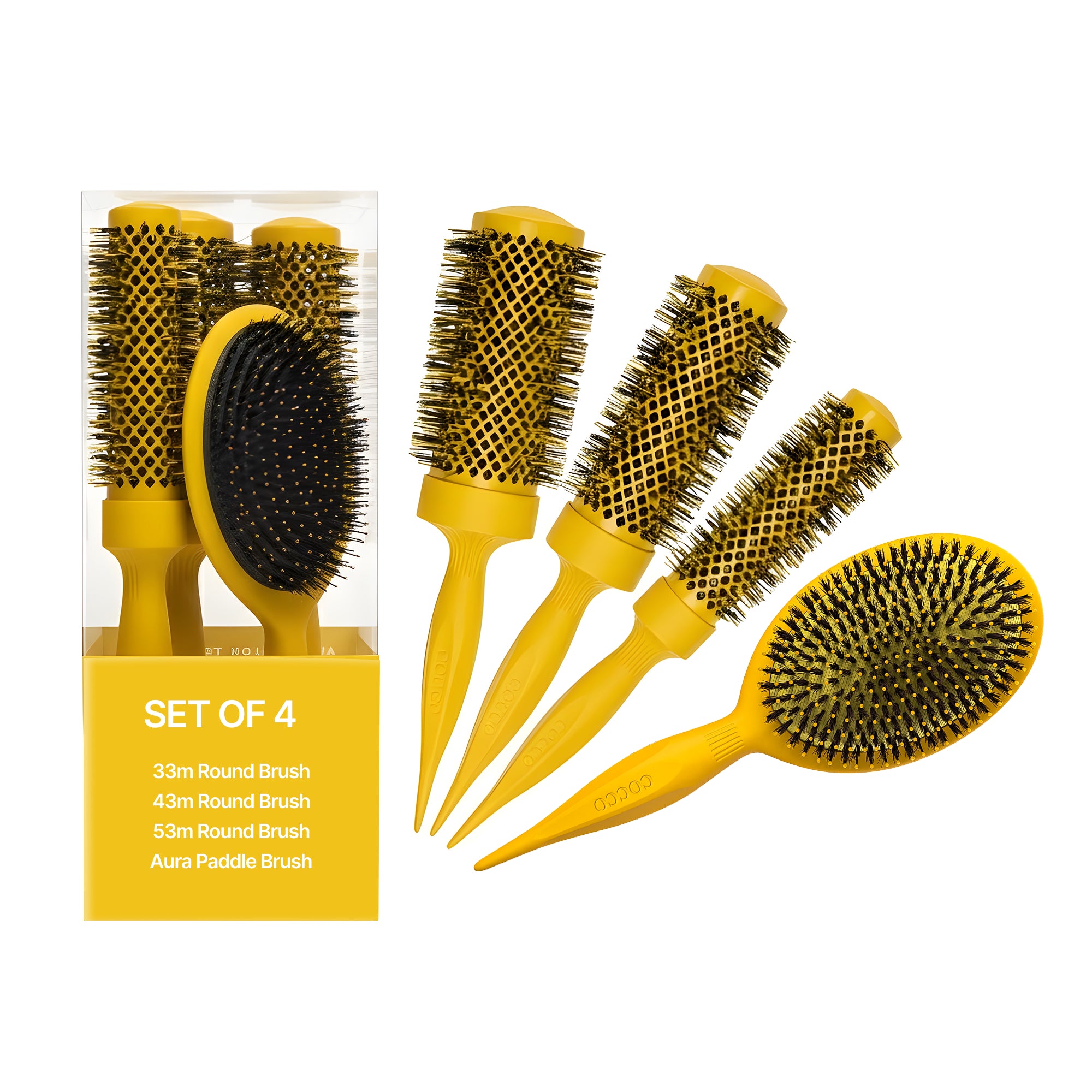 Cocco Aura Brush Set (Yellow)
