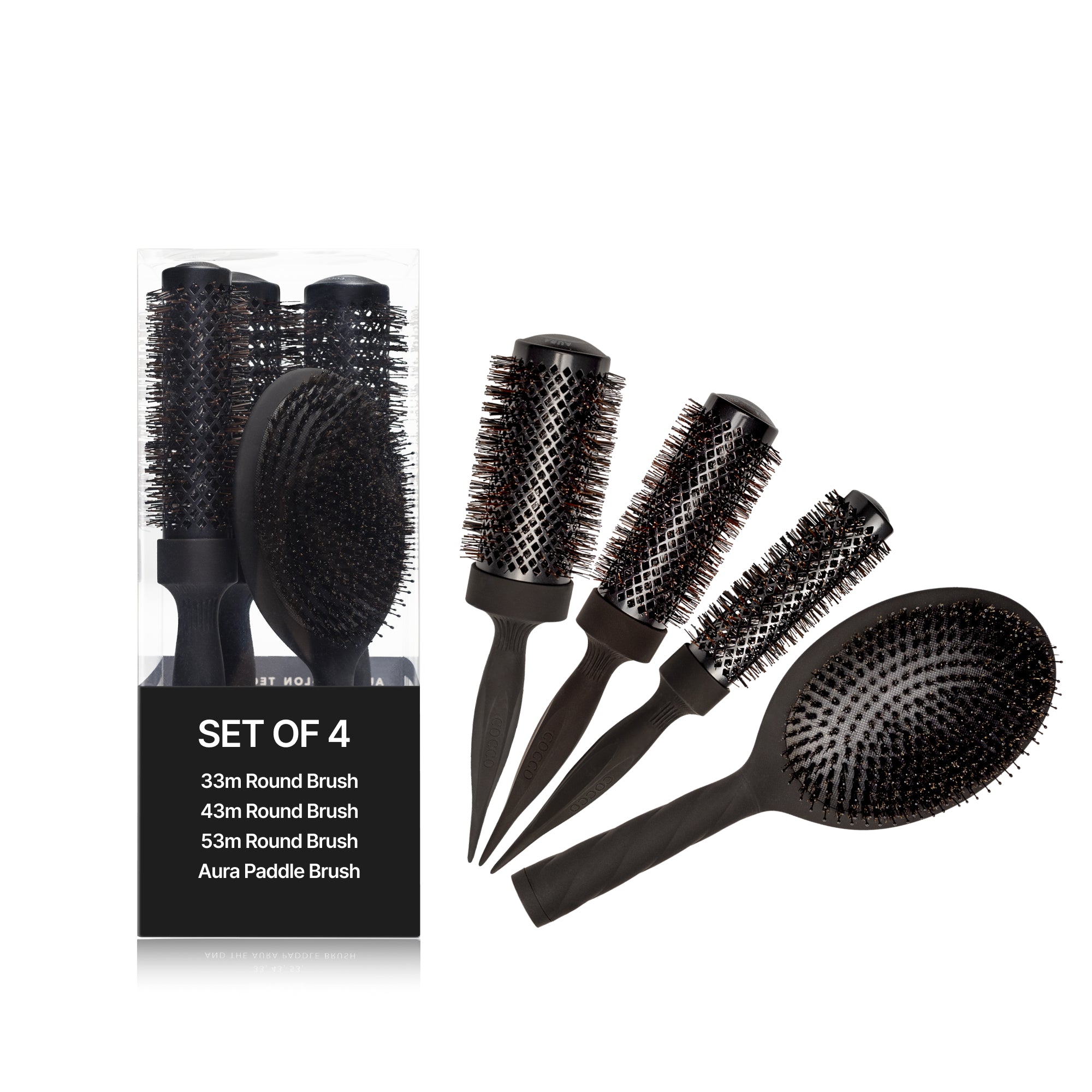 Cocco Aura Brush Set (Black)