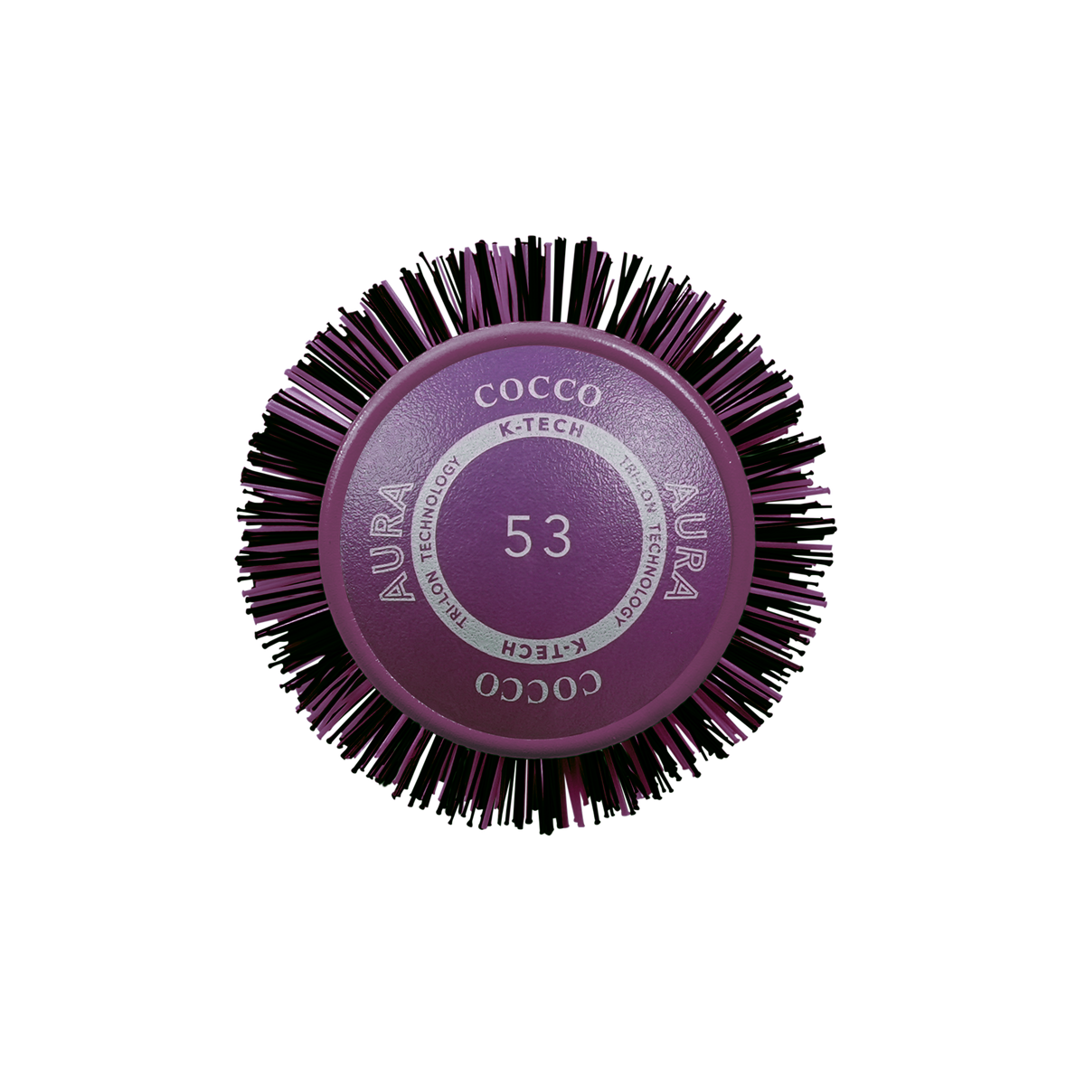Purple COCCO® Aura Ceramic Round Brush Size 25m-65m