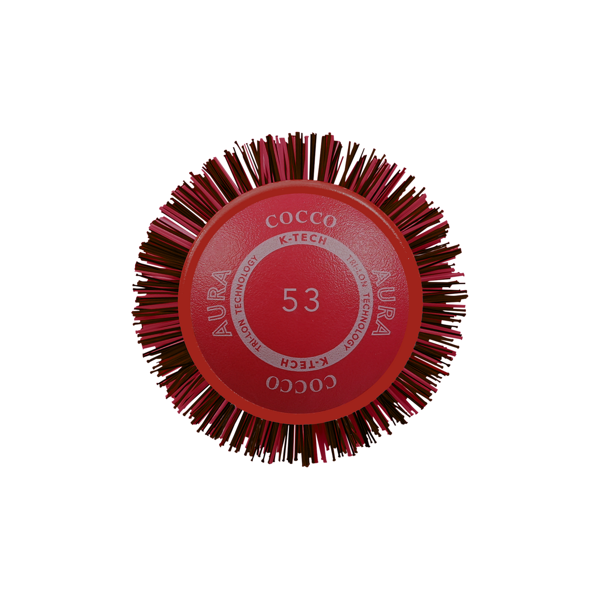 Red COCCO® Aura Ceramic Round Brush Size 25m-65m