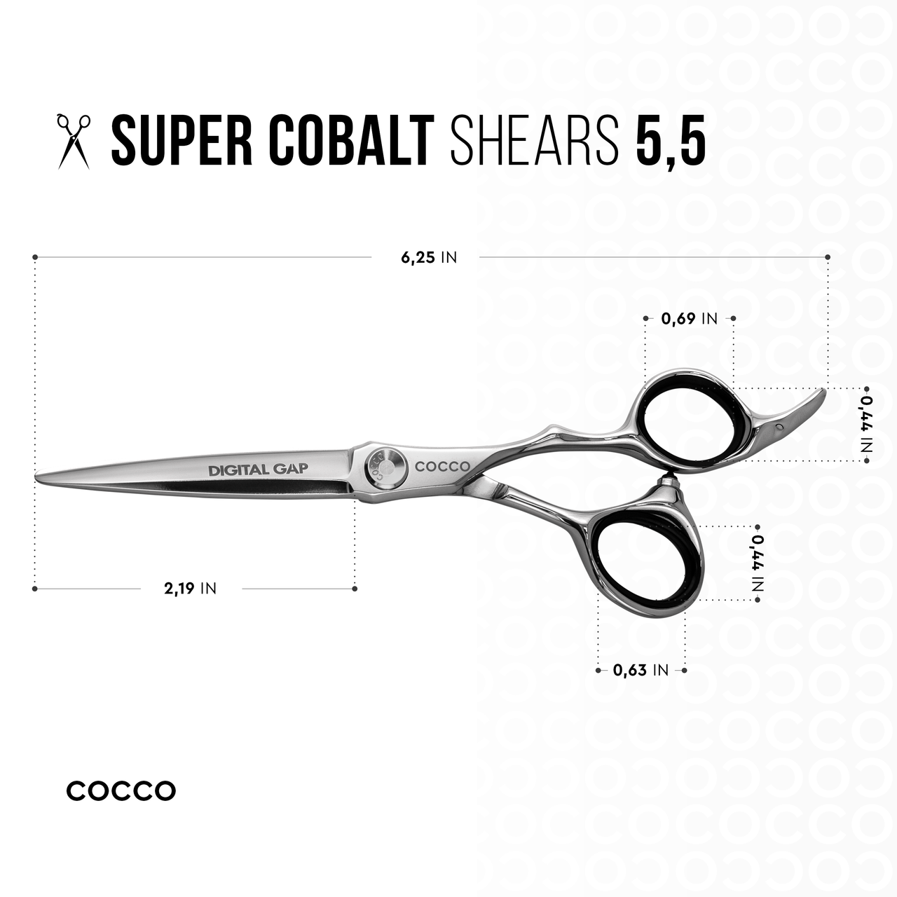 Super Cobalt Blunt and Including 6" 29 Tooth Thinning Shear Set - Select Size