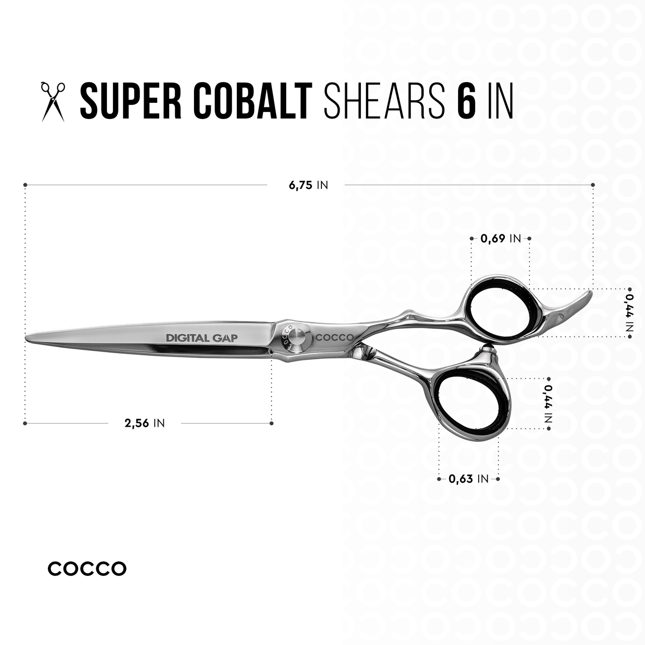Super Cobalt Blunt and Including 6" 29 Tooth Thinning Shear Set - Select Size