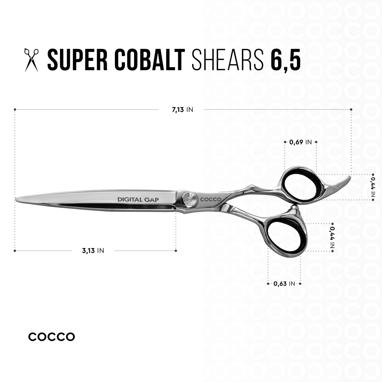 Super Cobalt Blunt and Including 6" 29 Tooth Thinning Shear Set - Select Size
