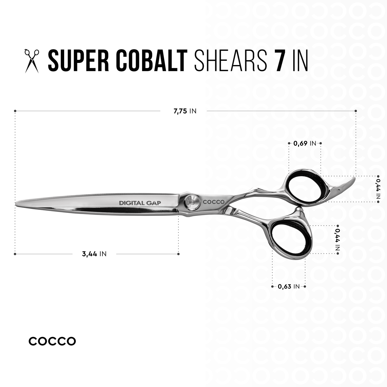 Super Cobalt Blunt and Including 6" 29 Tooth Thinning Shear Set - Select Size