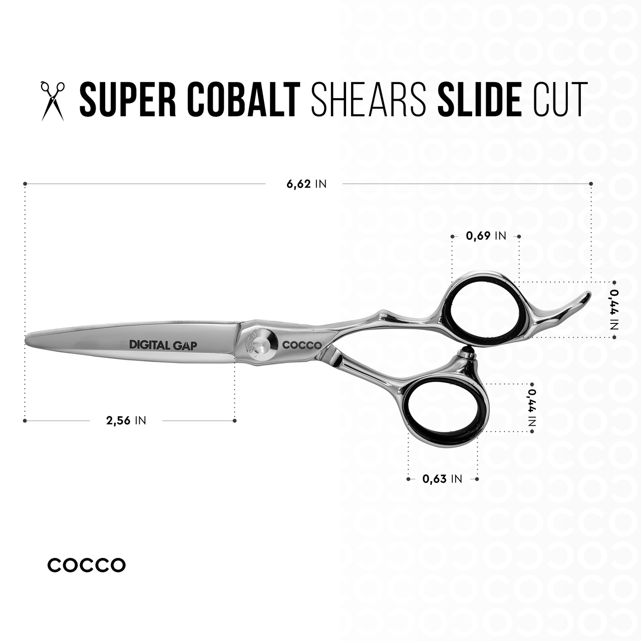 Super Cobalt Blunt and Including 6" 29 Tooth Thinning Shear Set - Select Size