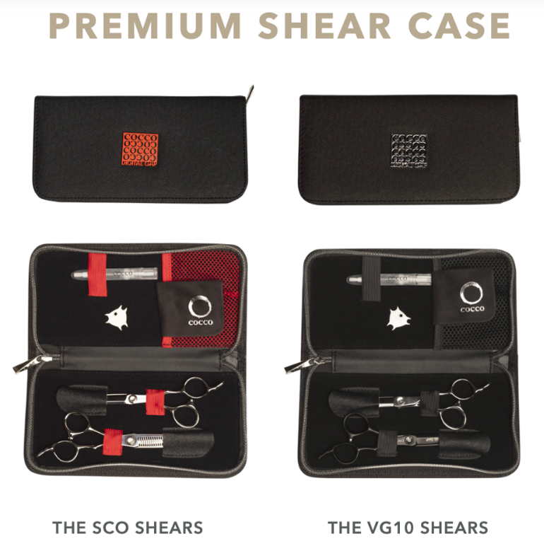 Super Cobalt Blunt and Including 6" 29 Tooth Thinning Shear Set - Select Size