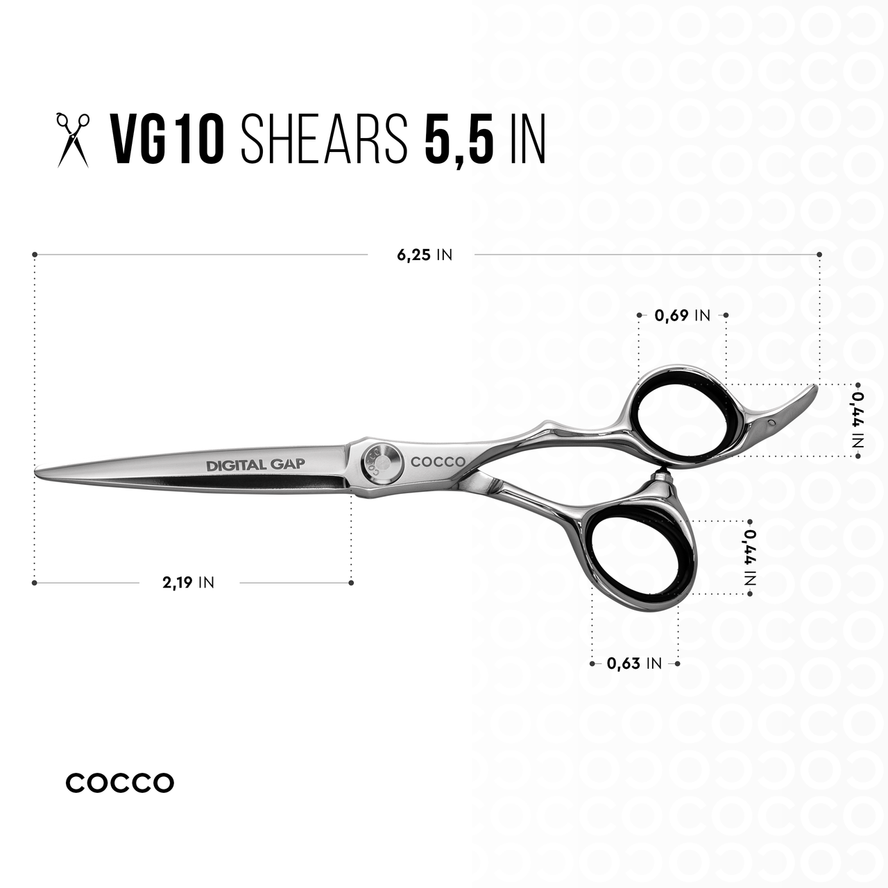 VG10 Blunt and Including 6" 29 Tooth Thinning Shear Set - Select Size