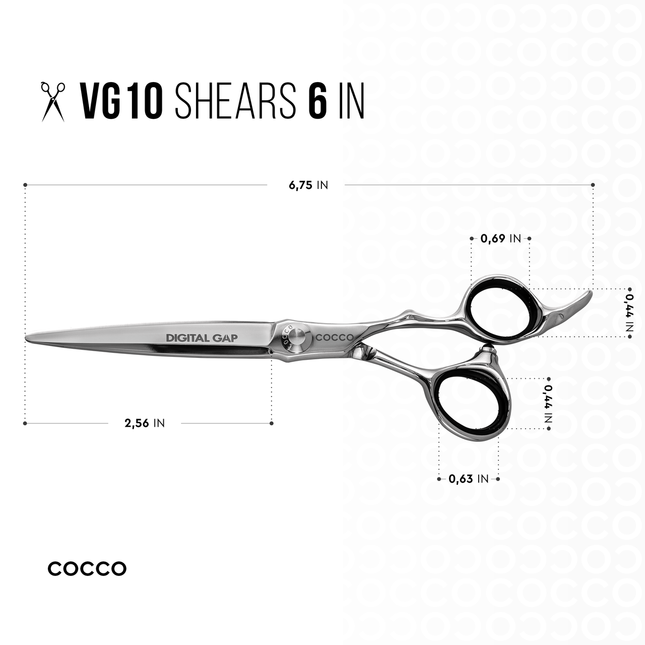 VG10 Blunt and Including 6" 29 Tooth Thinning Shear Set - Select Size