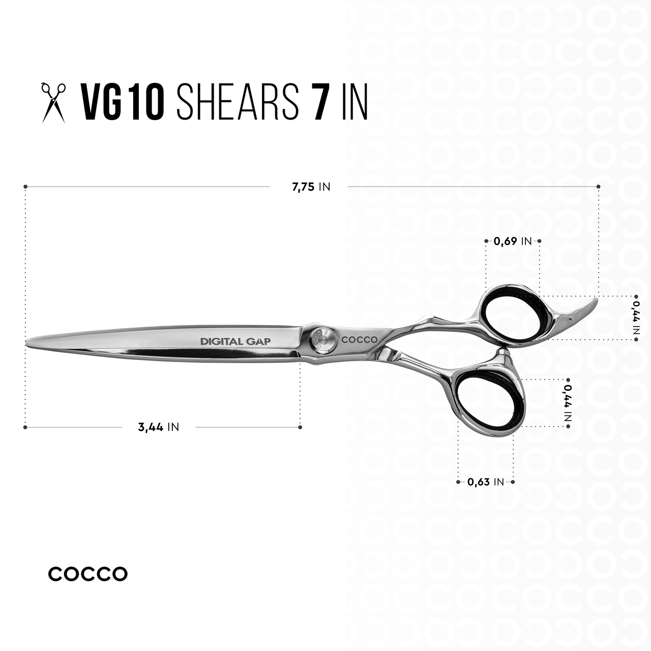VG10 Blunt and Including 6" 29 Tooth Thinning Shear Set - Select Size