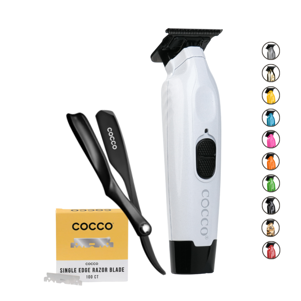 COCCO® Hyper Veloce Trimmer & Razor Blade Bundle
