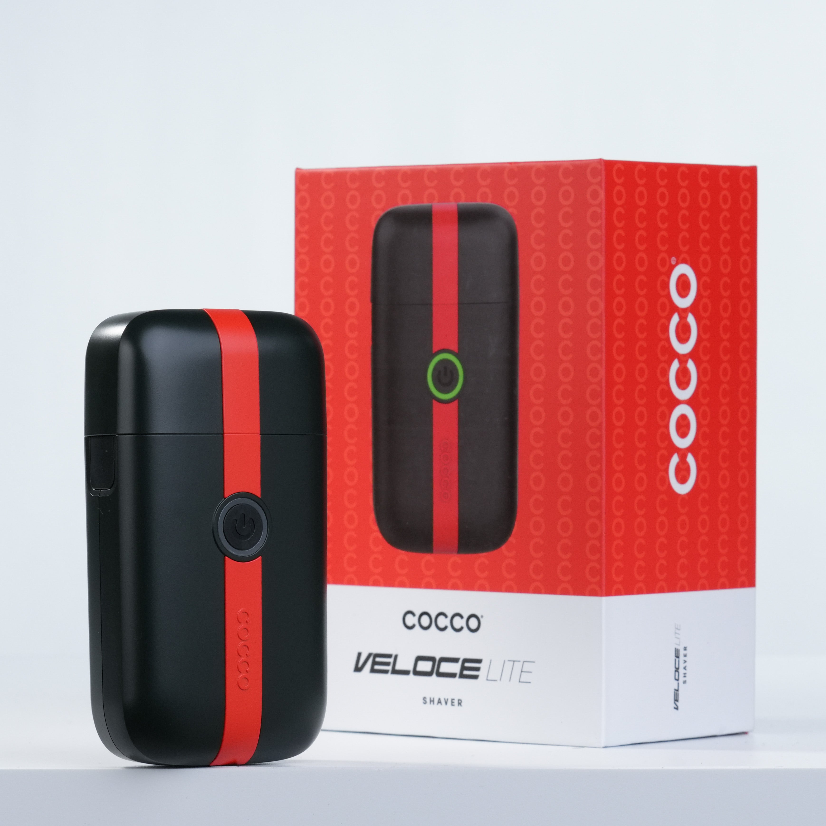 Cocco Veloce Lite Shaver (Black/Red Stripe)