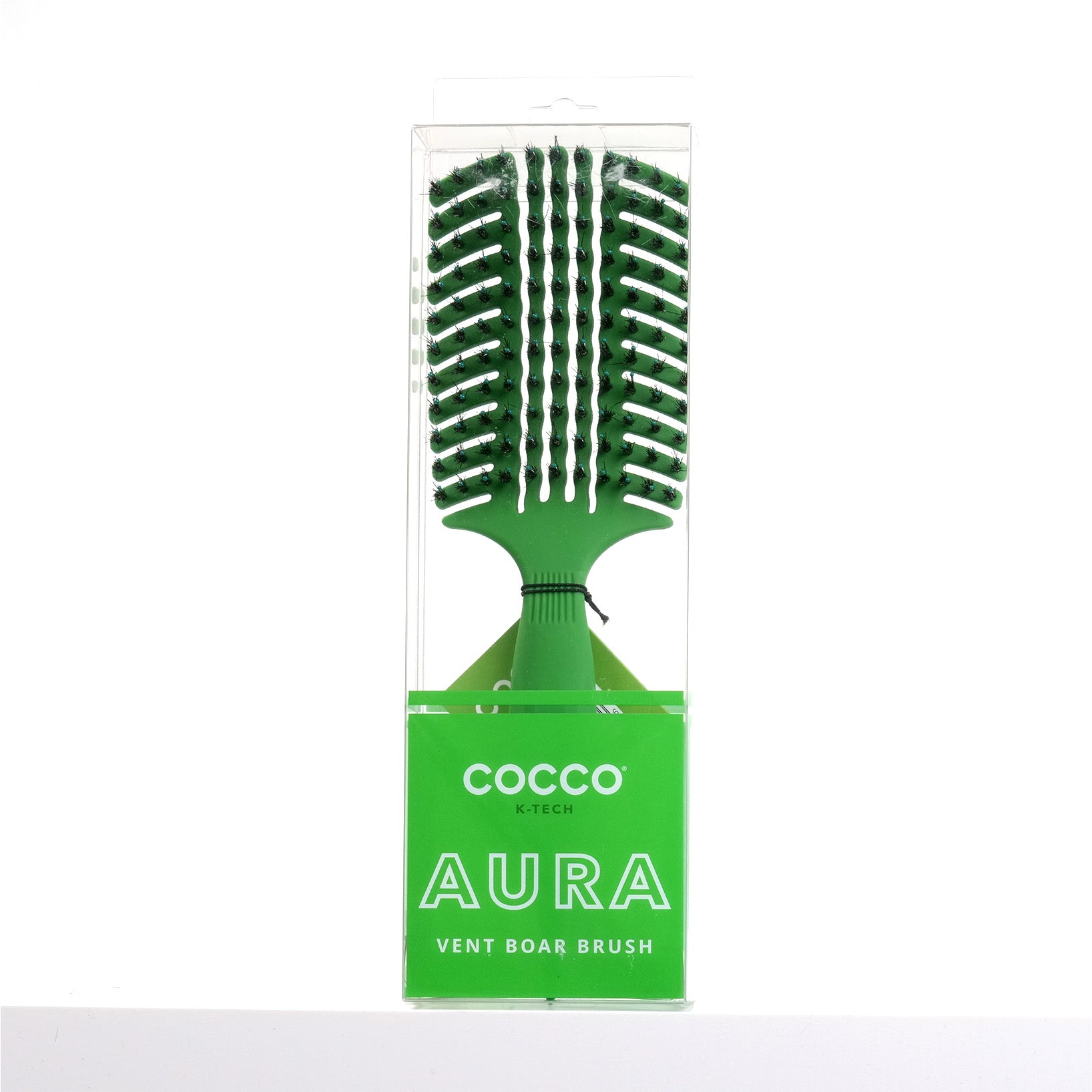 Cocco Aura Vent Boar Brush (Green)