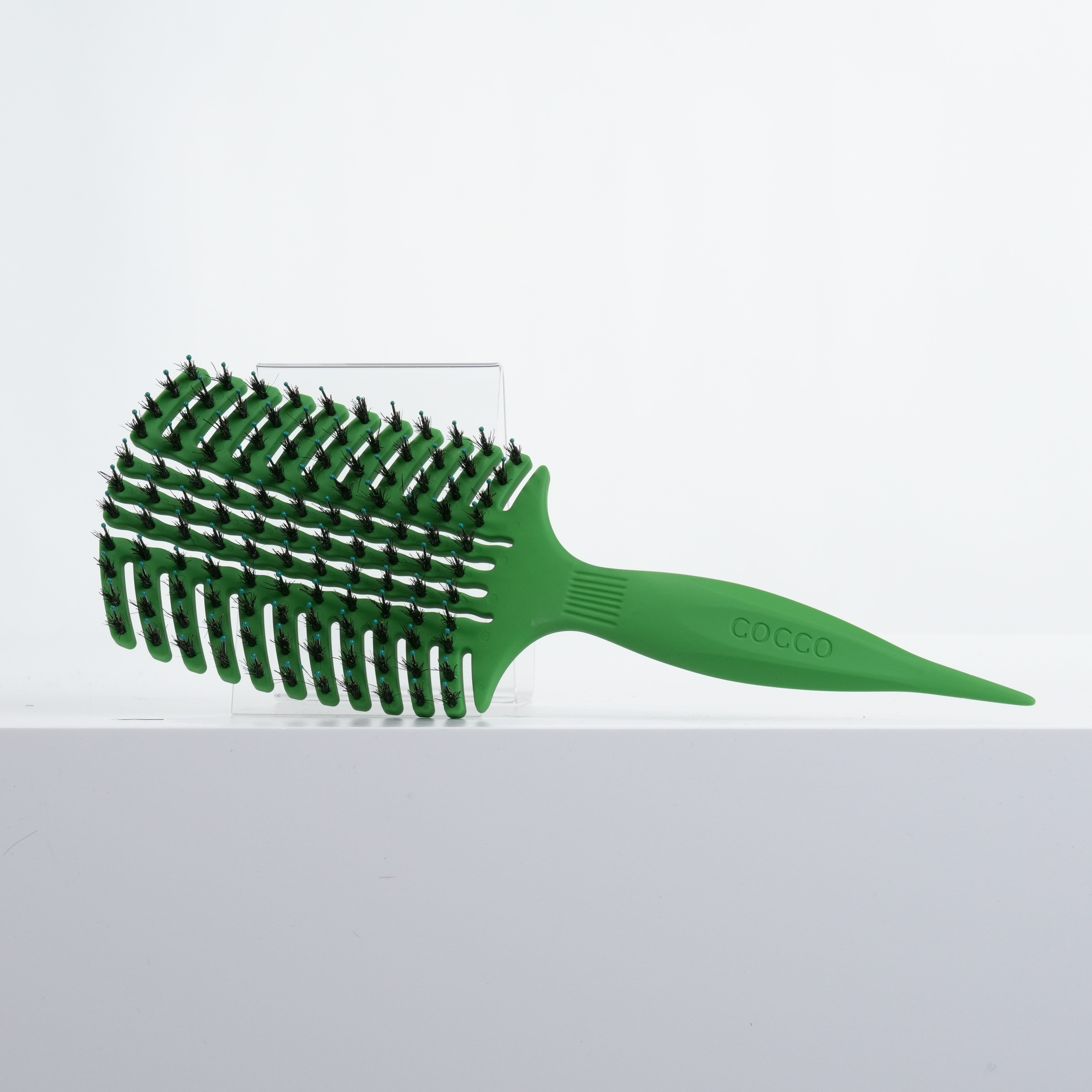 Cocco Aura Vent Boar Brush (Green)