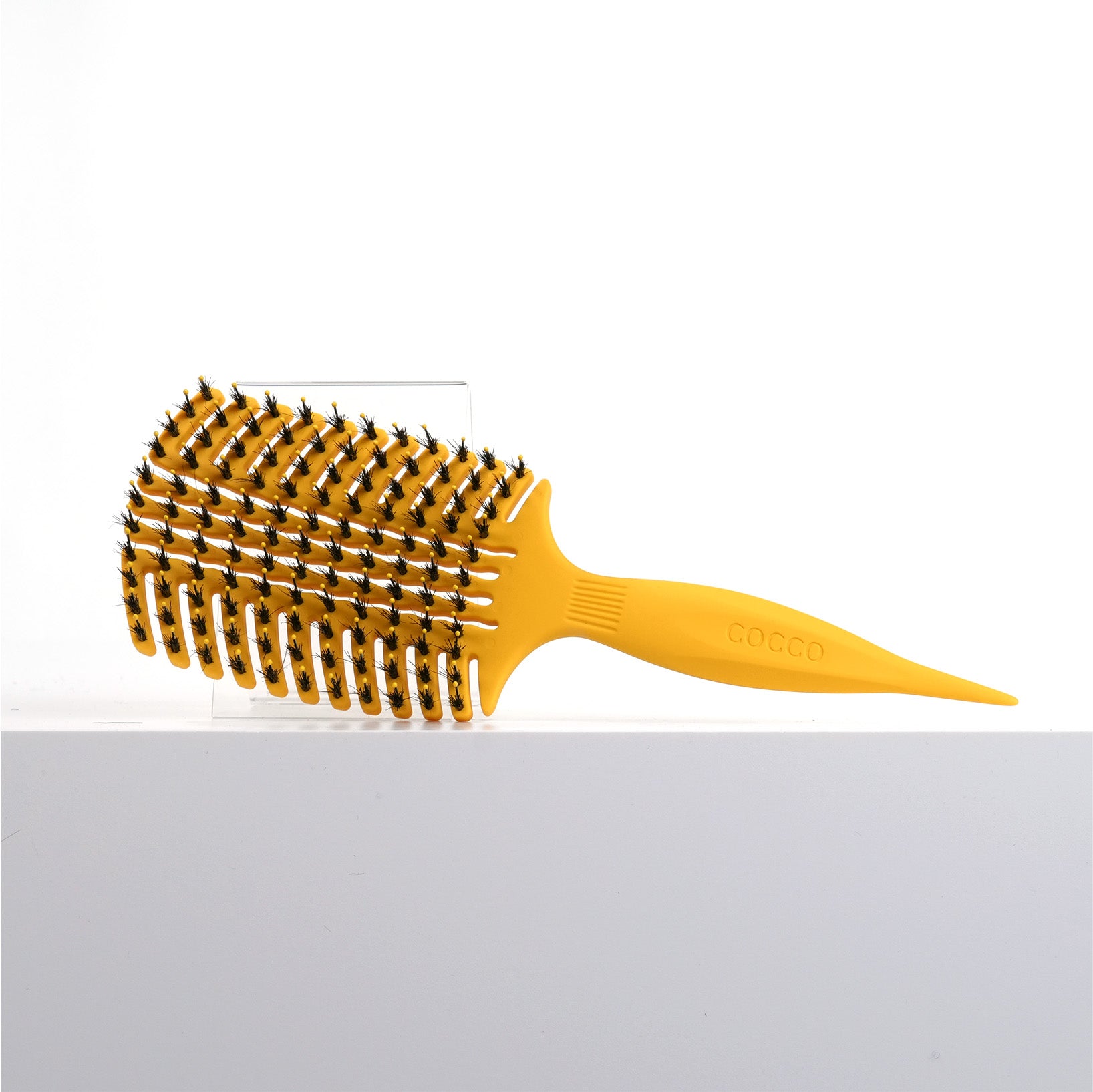 Cocco Aura Vent Boar Brush (Yellow)