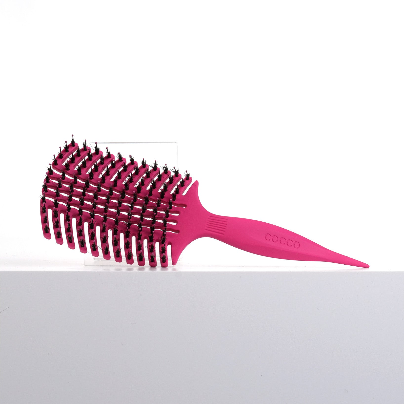 Cocco Aura Vent Boar Brush (Pink)