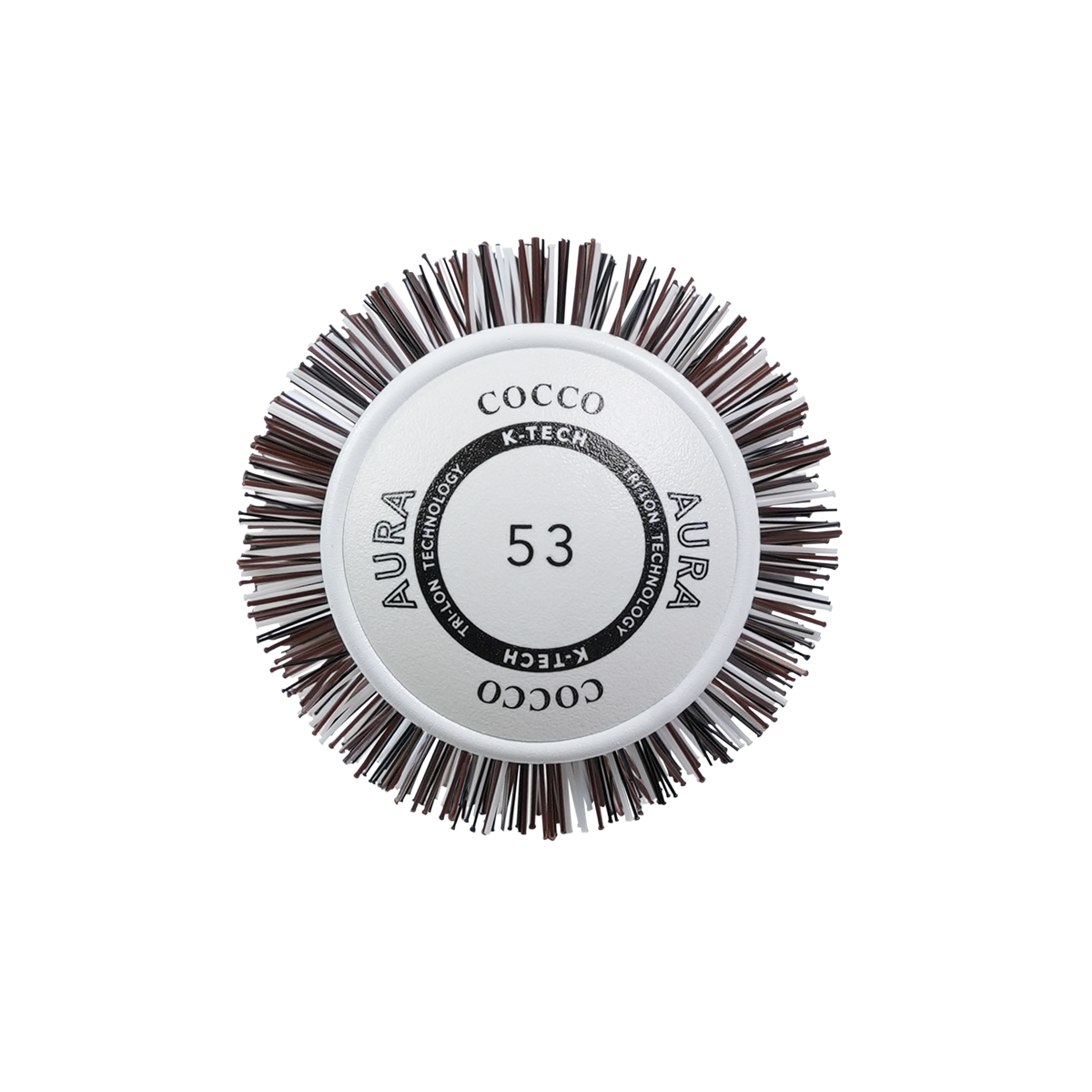 White COCCO® Aura Ceramic Round Brush Size 25m-65m