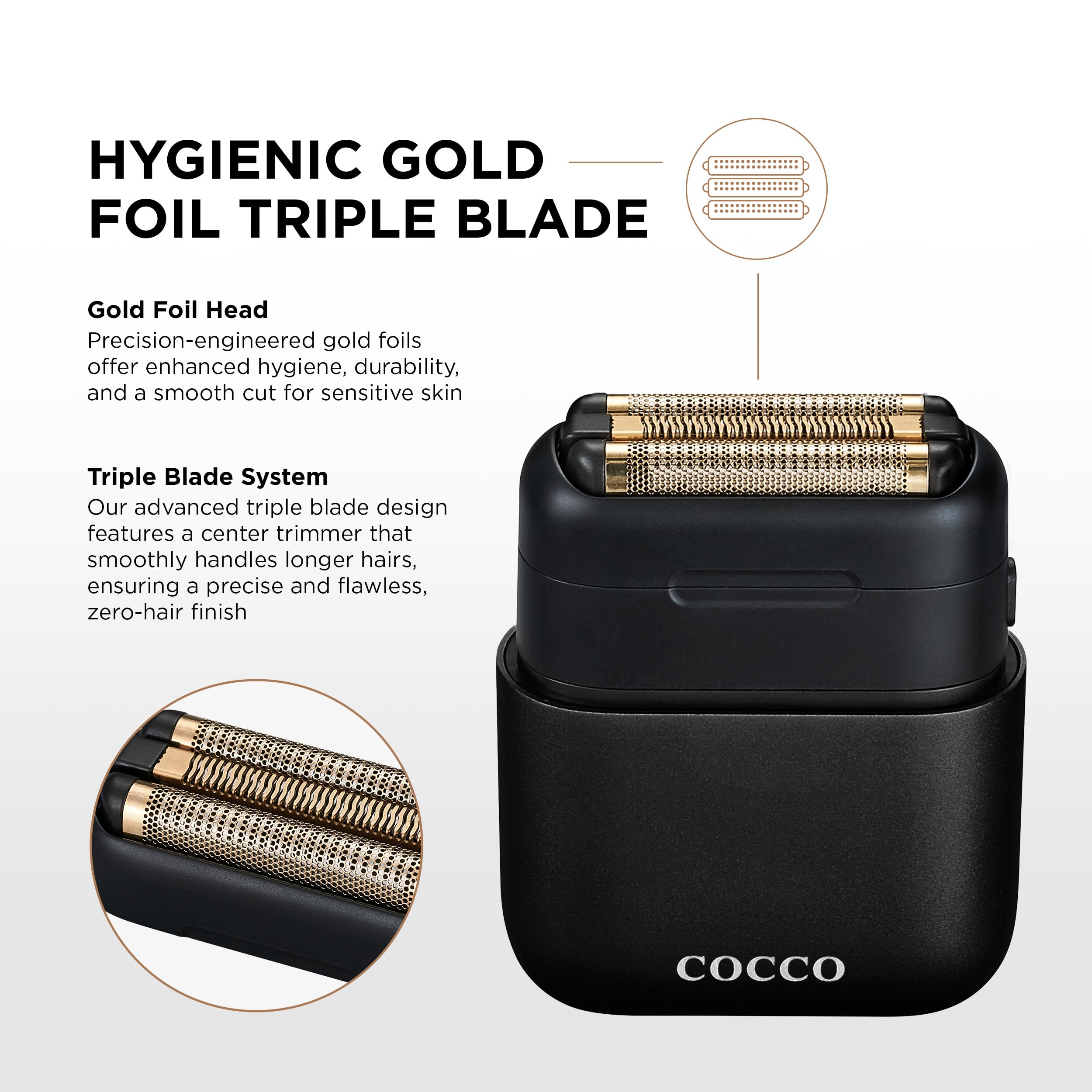 Impacto Micro Wet-Dry Shaver (Black)