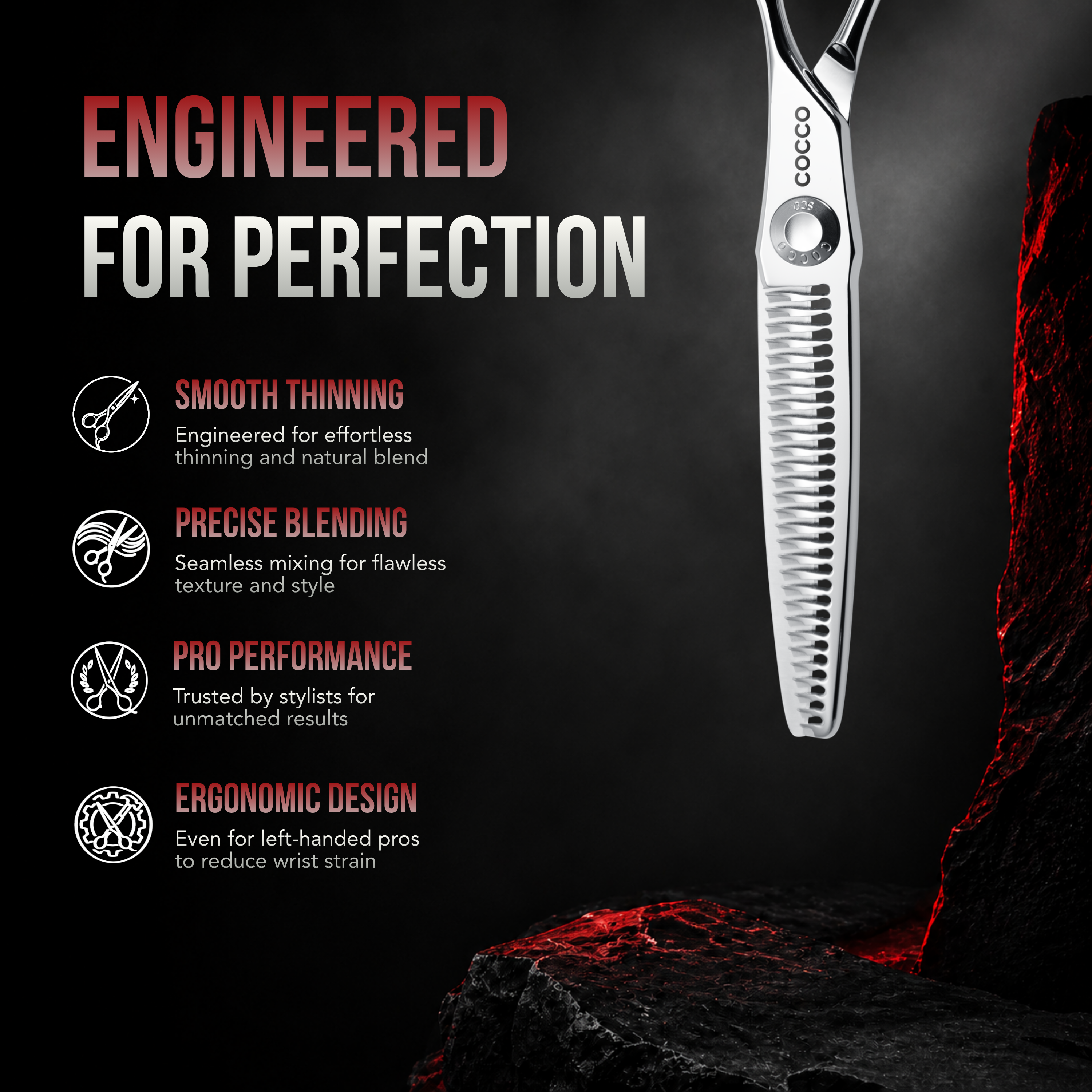 SCO Thinning Shear Silver (17 Tooth)