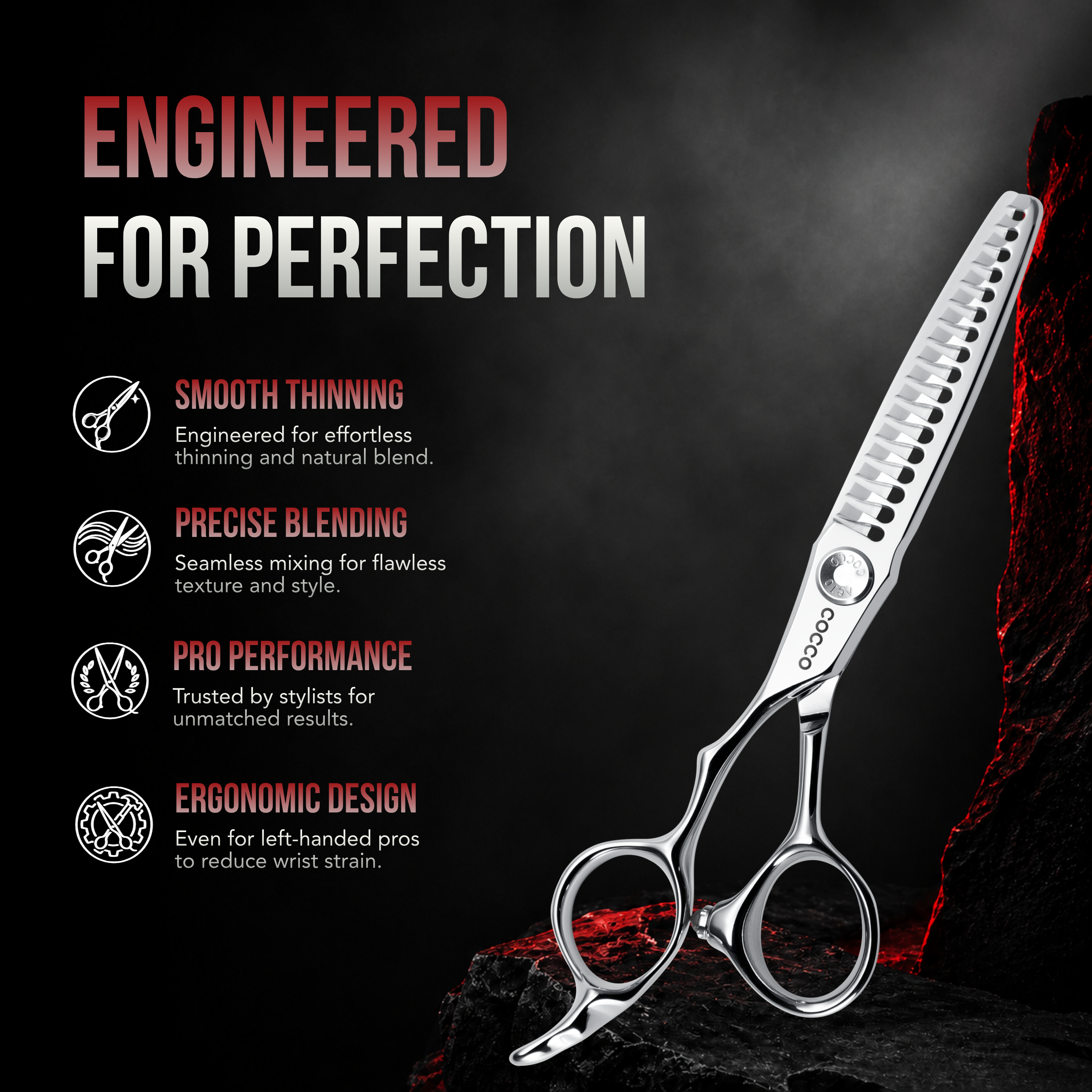 VG10 Thinning Shear Silver (10 Tooth)