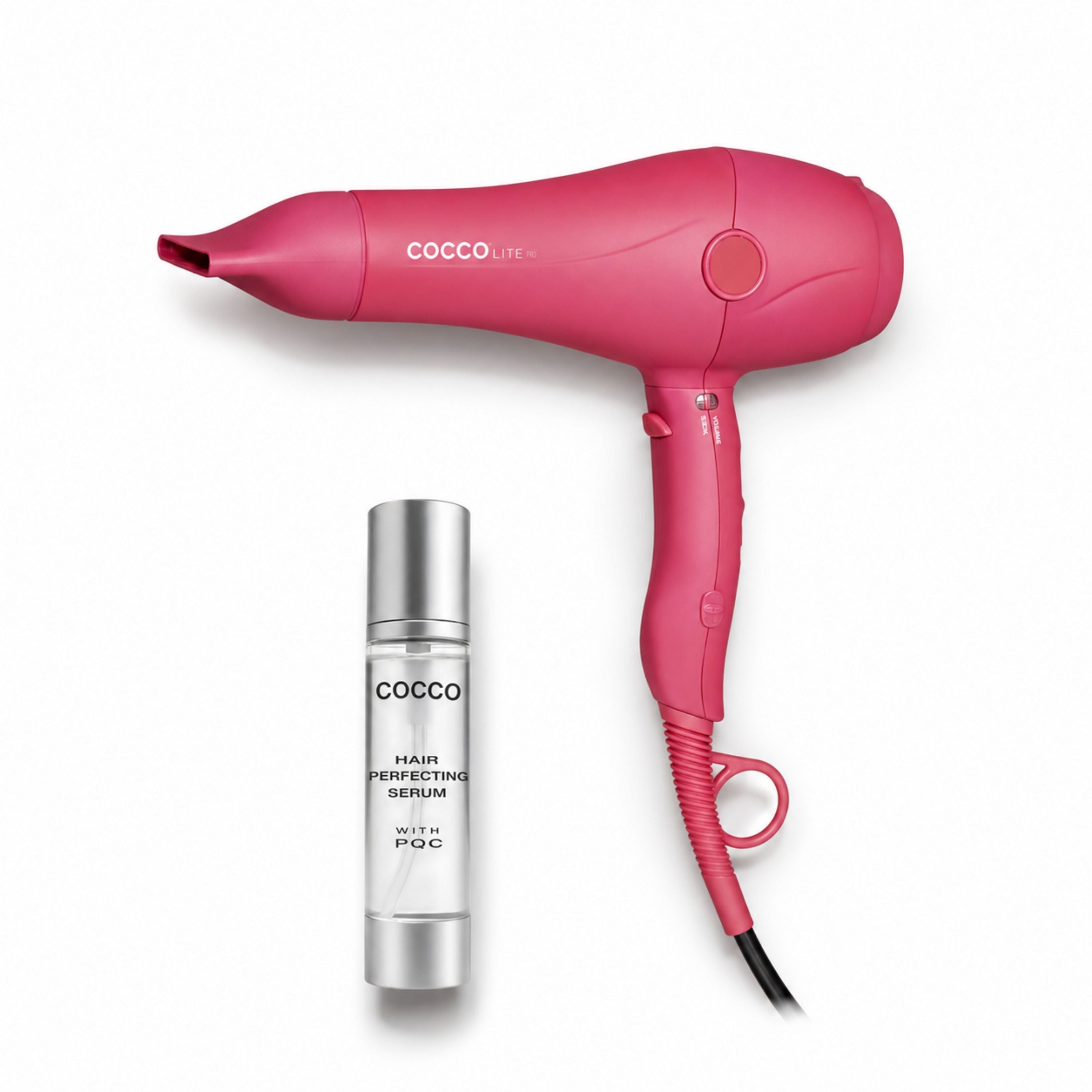 COCCO® lite pro xl dryer, get a FREE 3.4 oz Hair Perfecting Serum