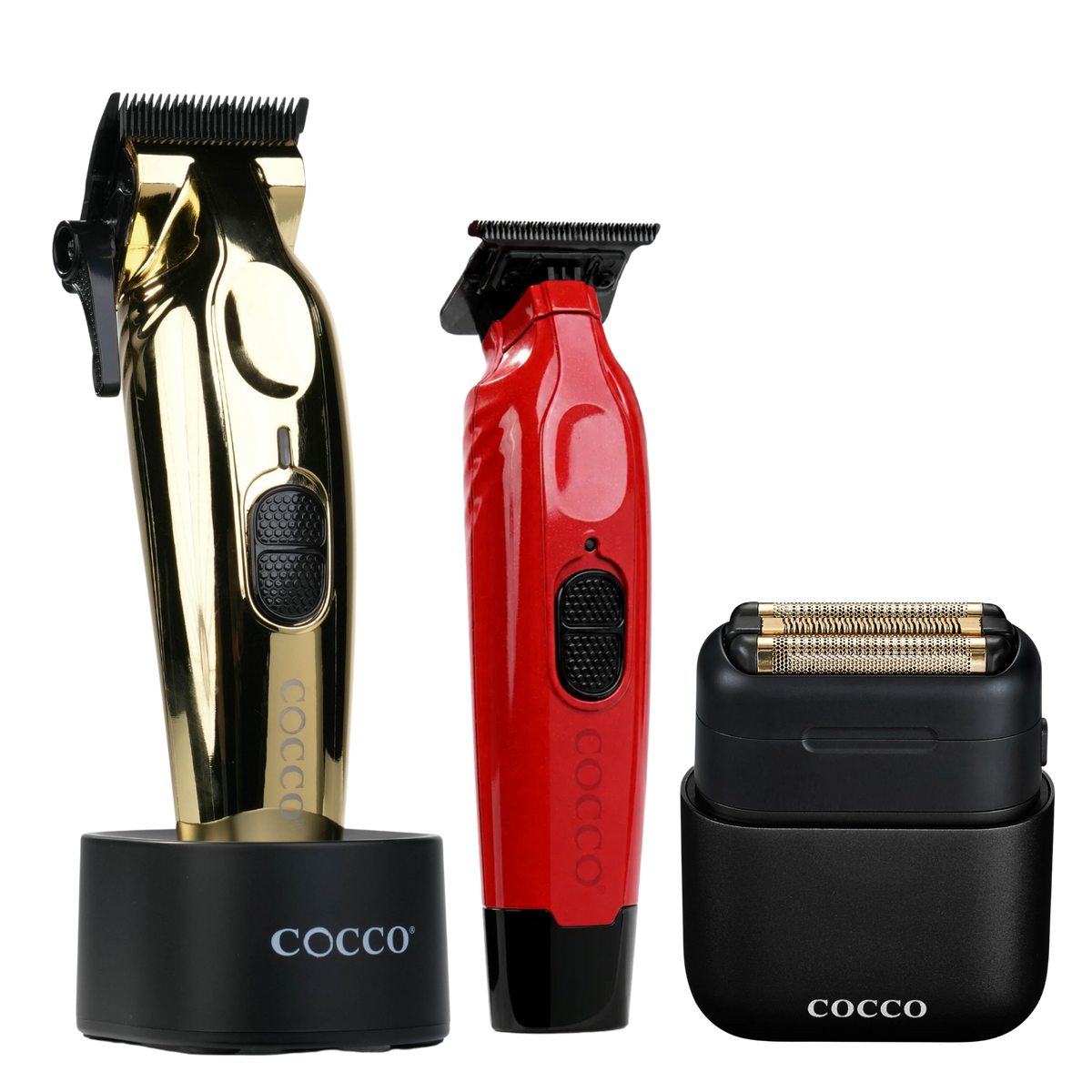 COCCO® Hyper Veloce Clipper, Trimmer & Impacto Shaver Bundle