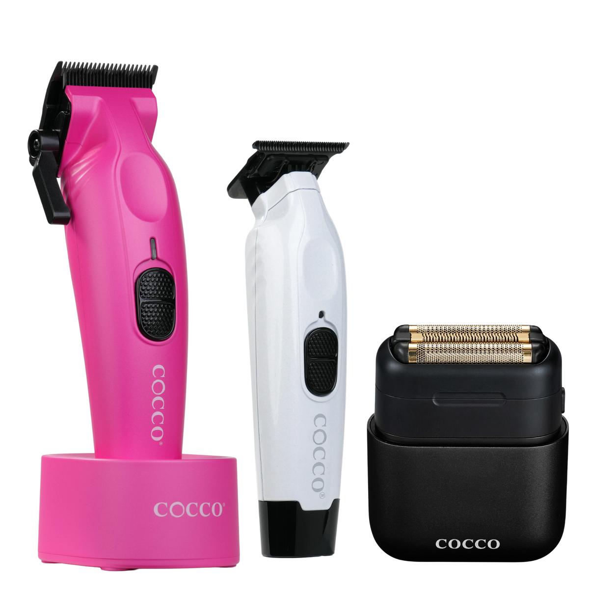 COCCO® Hyper Veloce Clipper, Trimmer & Impacto Shaver Bundle