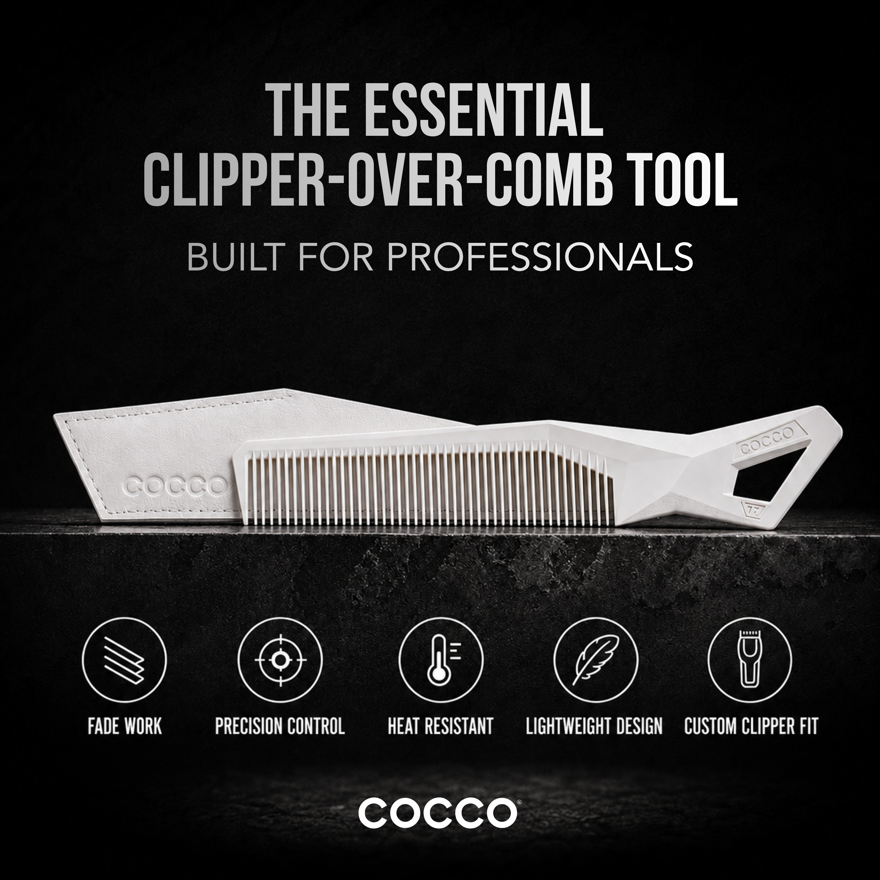 Clipper Comb (White)