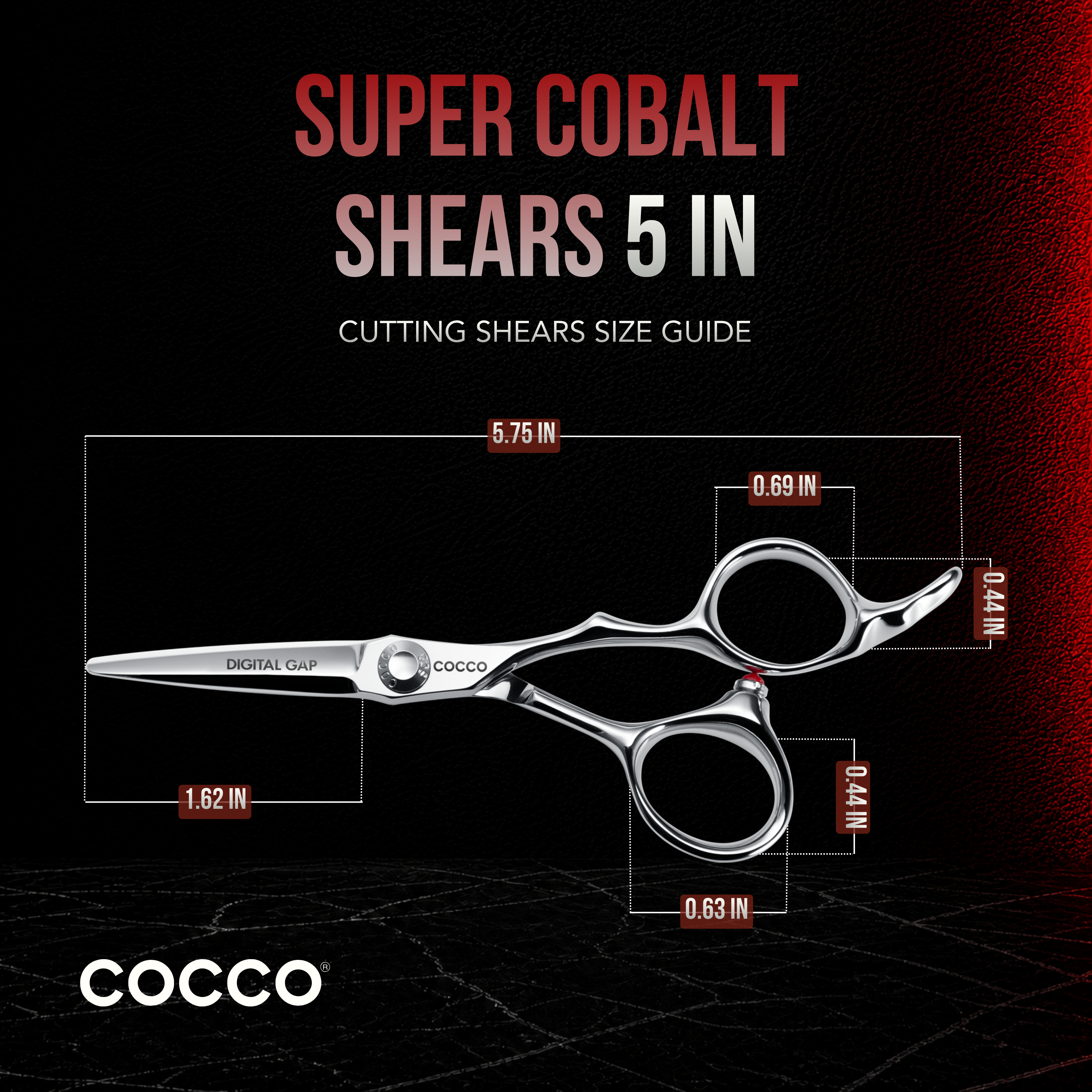 Cutting Shaer Silver (Select Size)