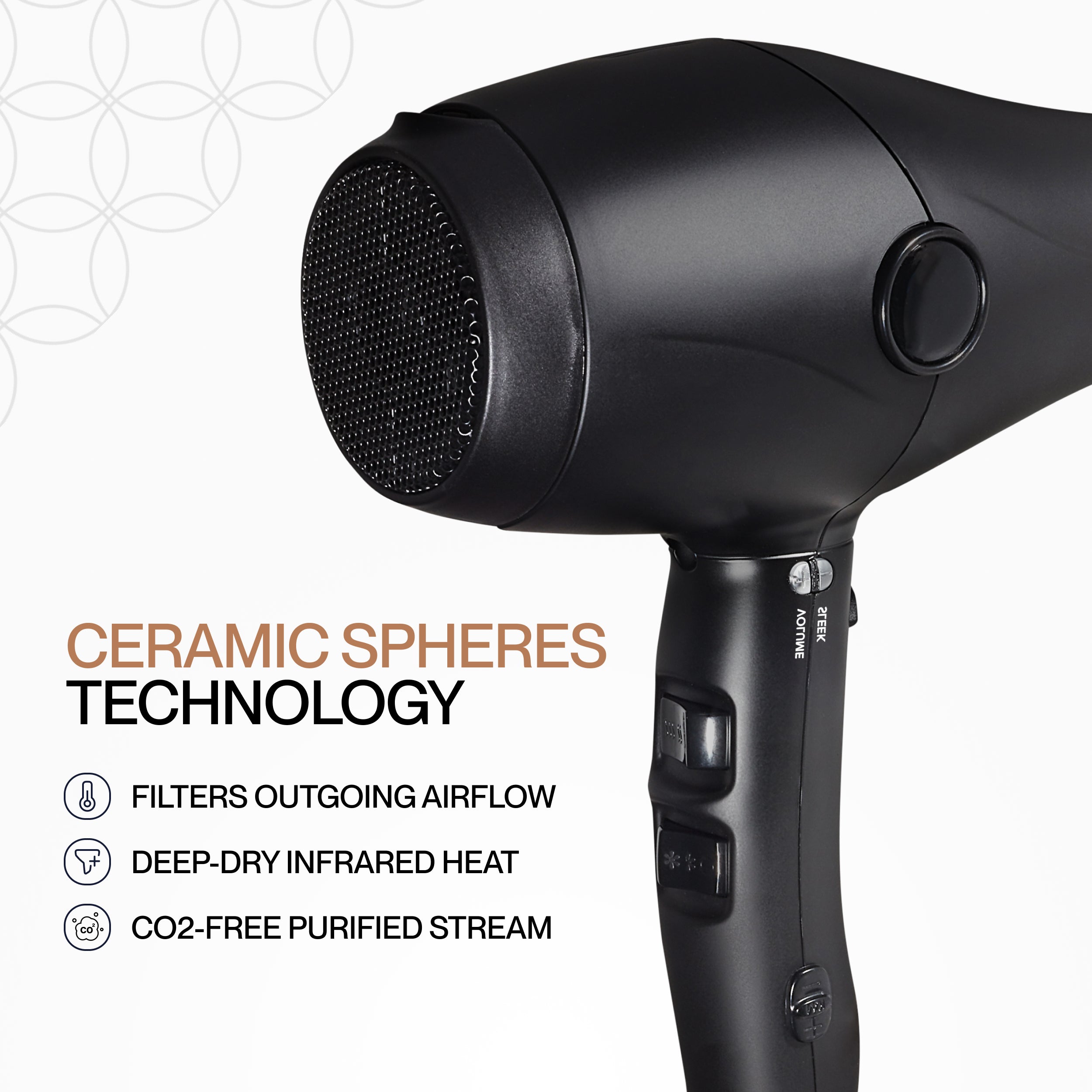 Cocco GNS 1″ Flat Iron V3 with Cocco Nano Pro Hair Dryer Bundle