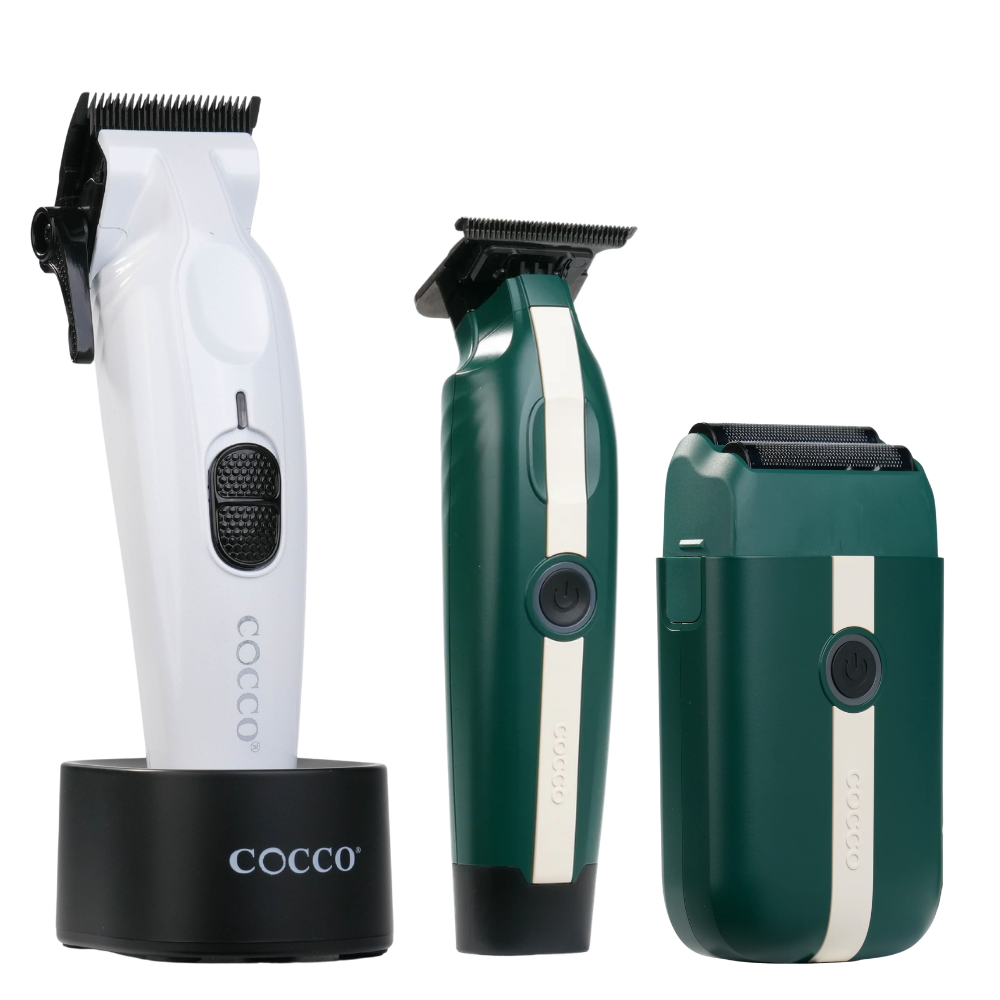 COCCO® Hyper Veloce Clipper, Veloce Lite Trimmer & Shaver Bundle