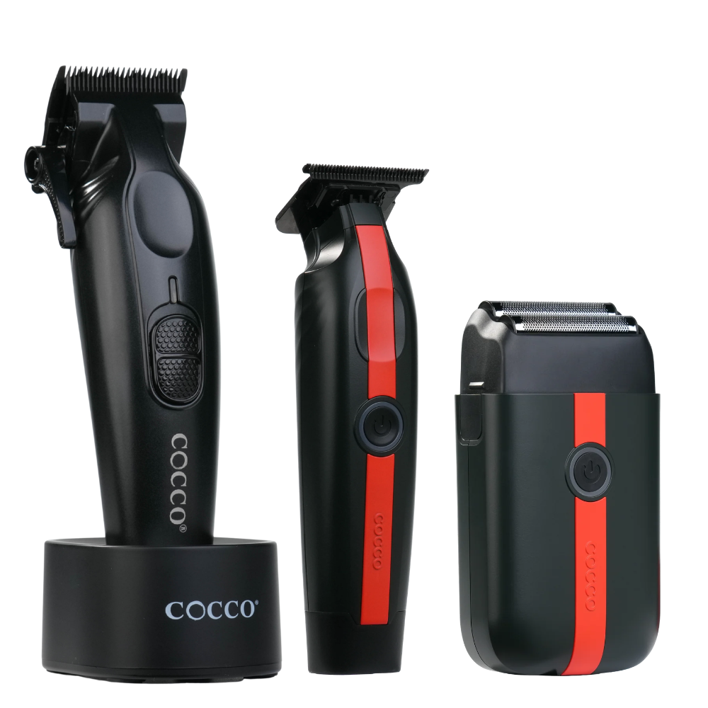 COCCO® Hyper Veloce Clipper, Veloce Lite Trimmer & Shaver Bundle