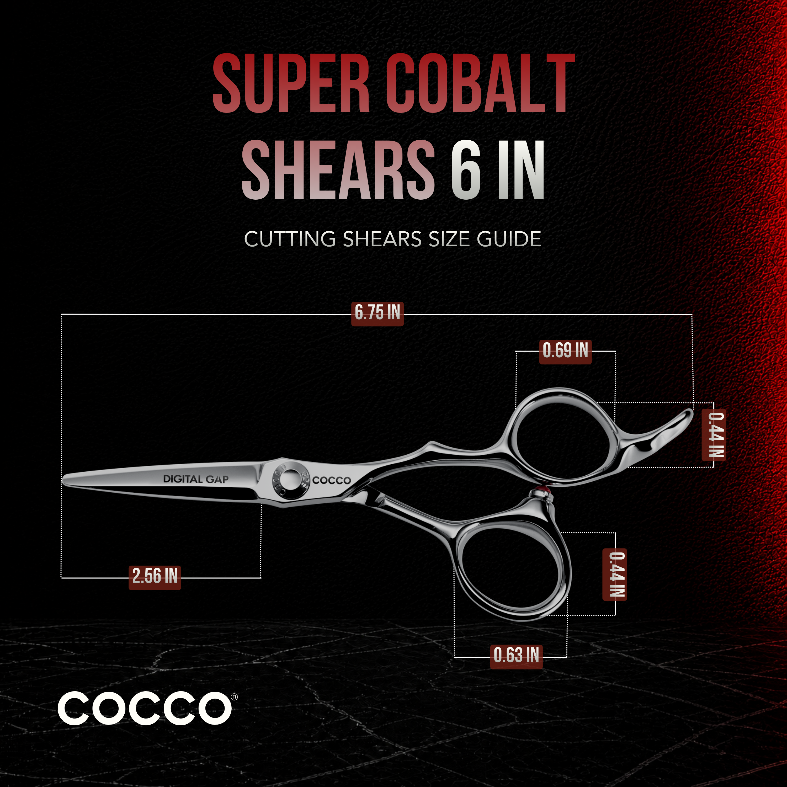Cutting Shaer Silver (Select Size)